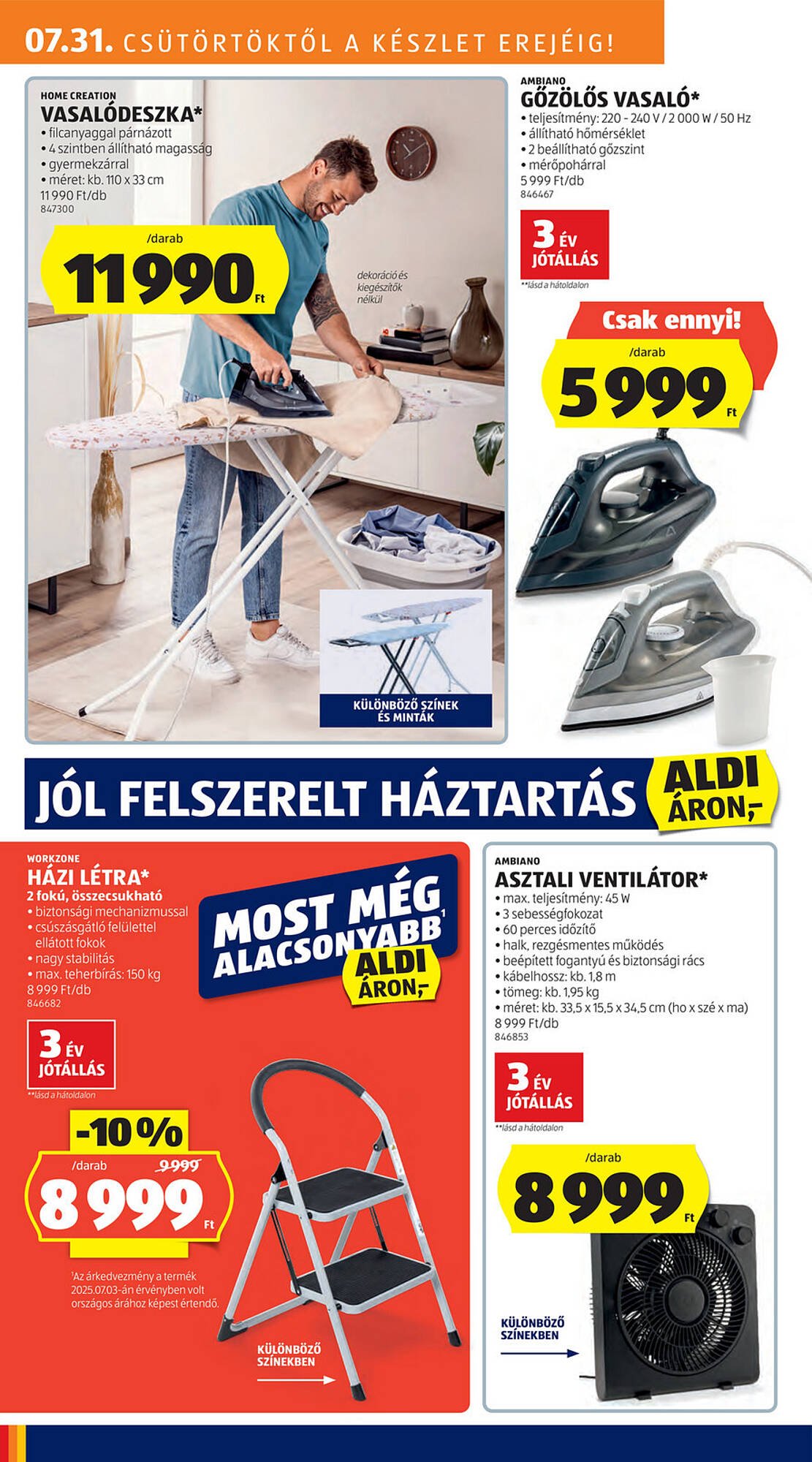 ALDI akciós újság (2025-07-31 - 2025-08-06)
