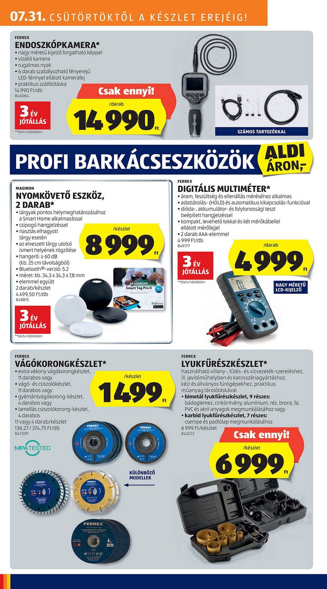 ALDI akciós újság (2025-07-31 - 2025-08-06)