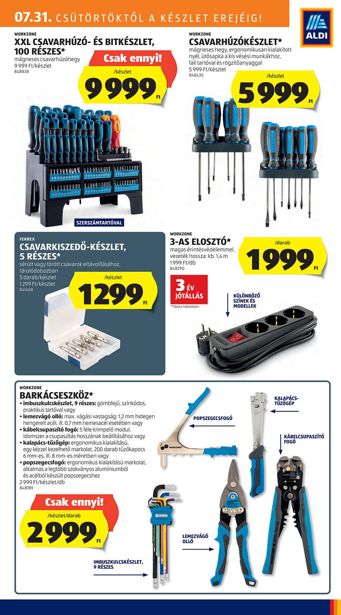 ALDI akciós újság (2025-07-31 - 2025-08-06)