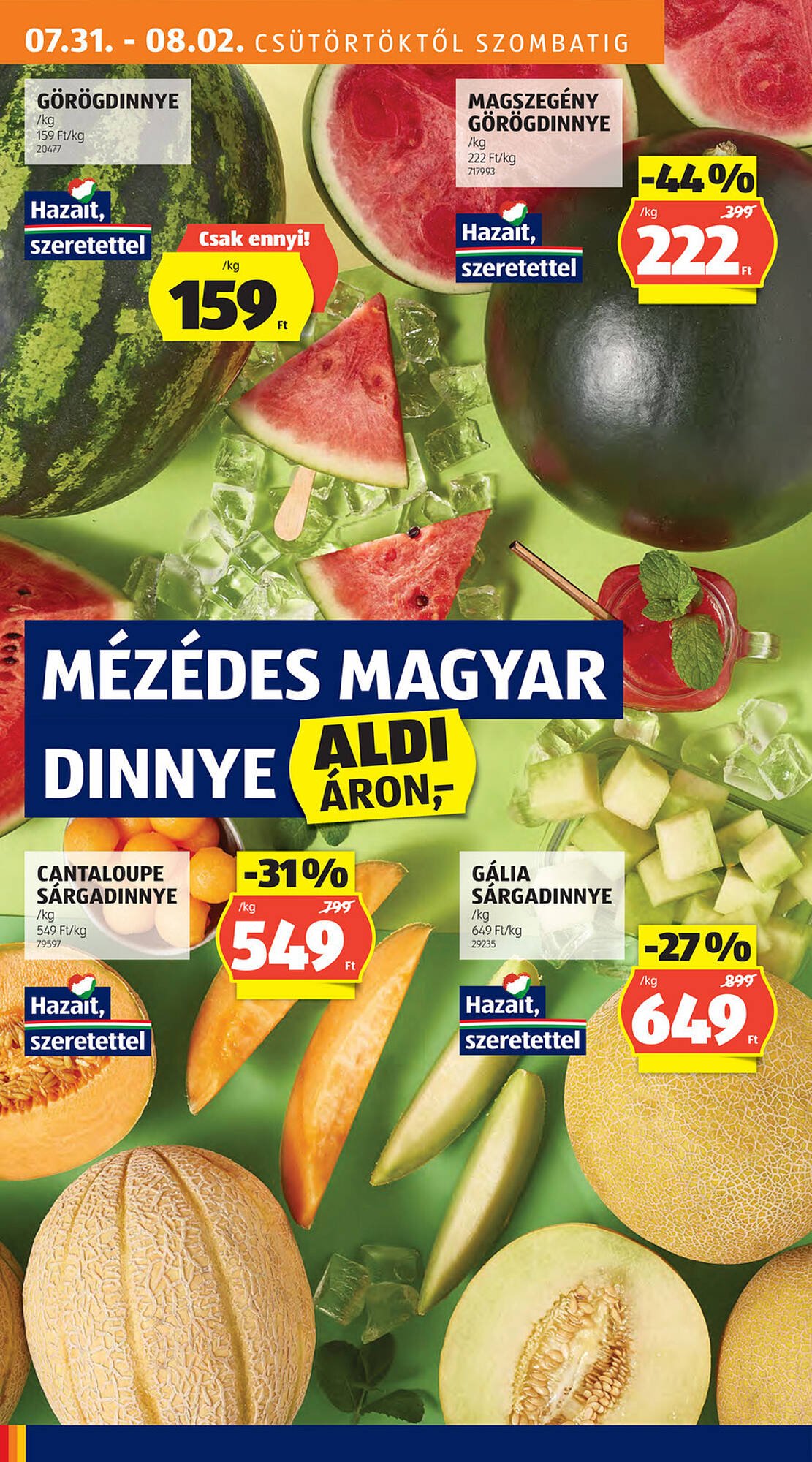 ALDI akciós újság (2025-07-31 - 2025-08-06)
