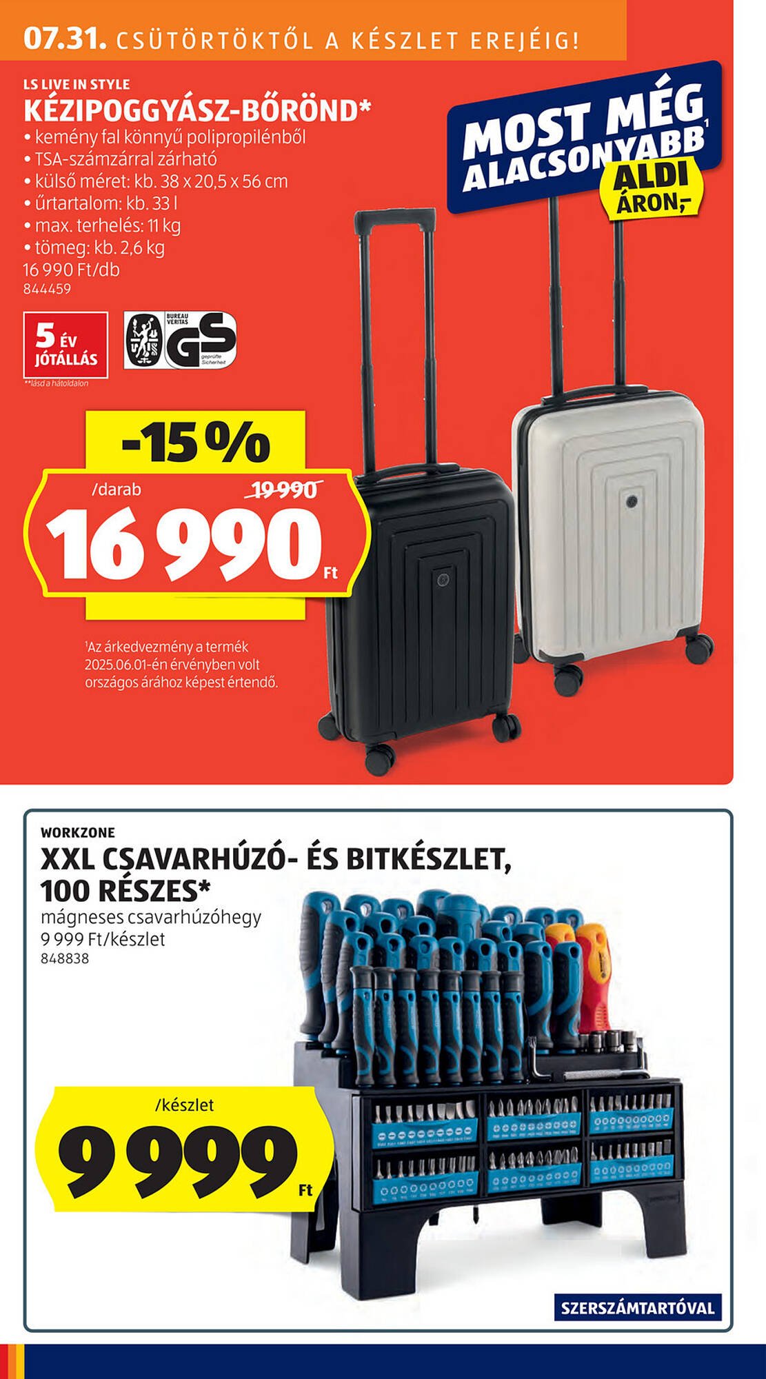 ALDI akciós újság (2025-07-31 - 2025-08-06)