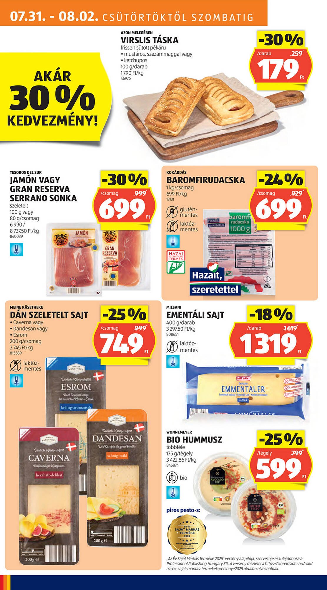 ALDI akciós újság (2025-07-31 - 2025-08-06)