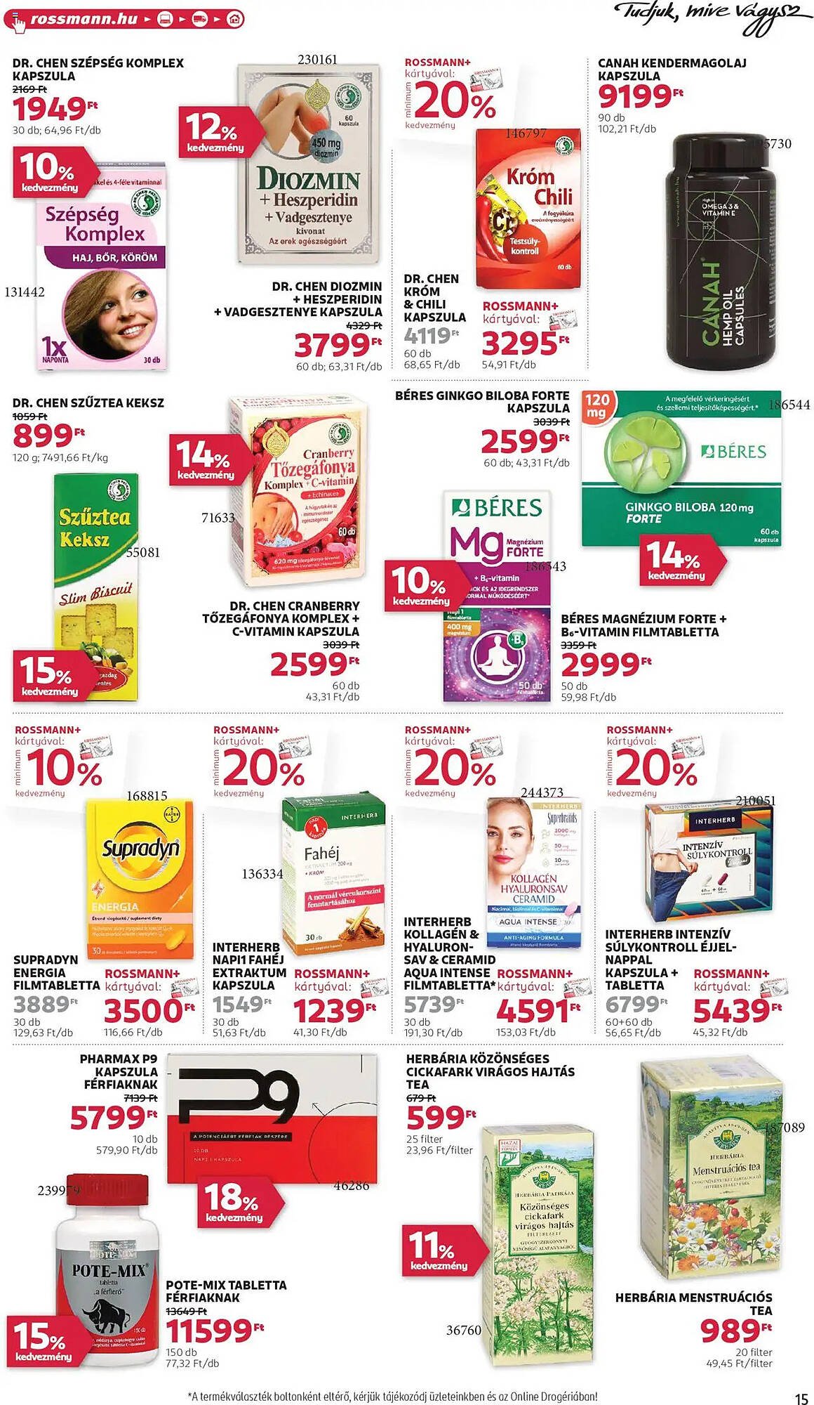 Rossmann akciós újság (2025-07-28 - 2025-08-08)