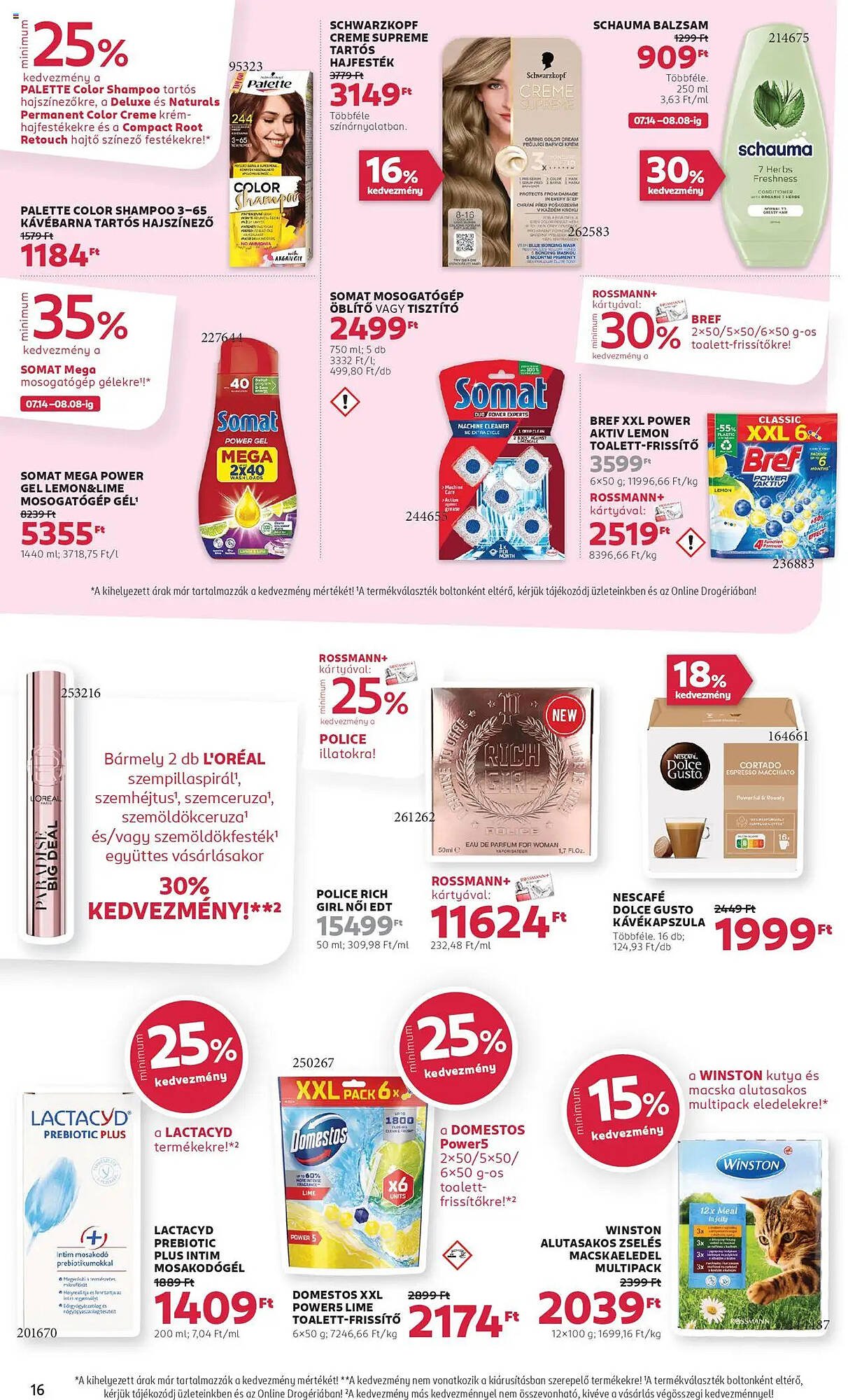 Rossmann akciós újság (2025-07-28 - 2025-08-08)