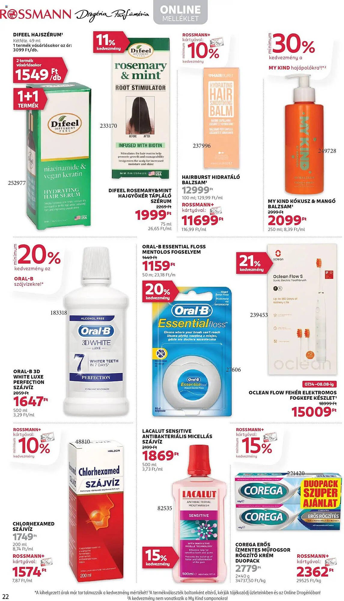 Rossmann akciós újság (2025-07-28 - 2025-08-08)
