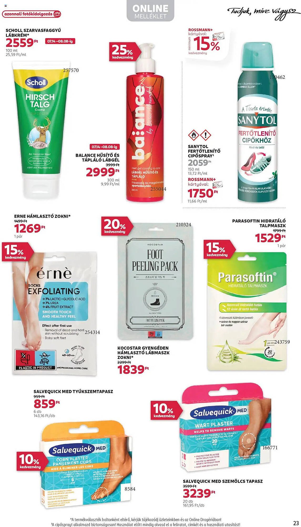 Rossmann akciós újság (2025-07-28 - 2025-08-08)