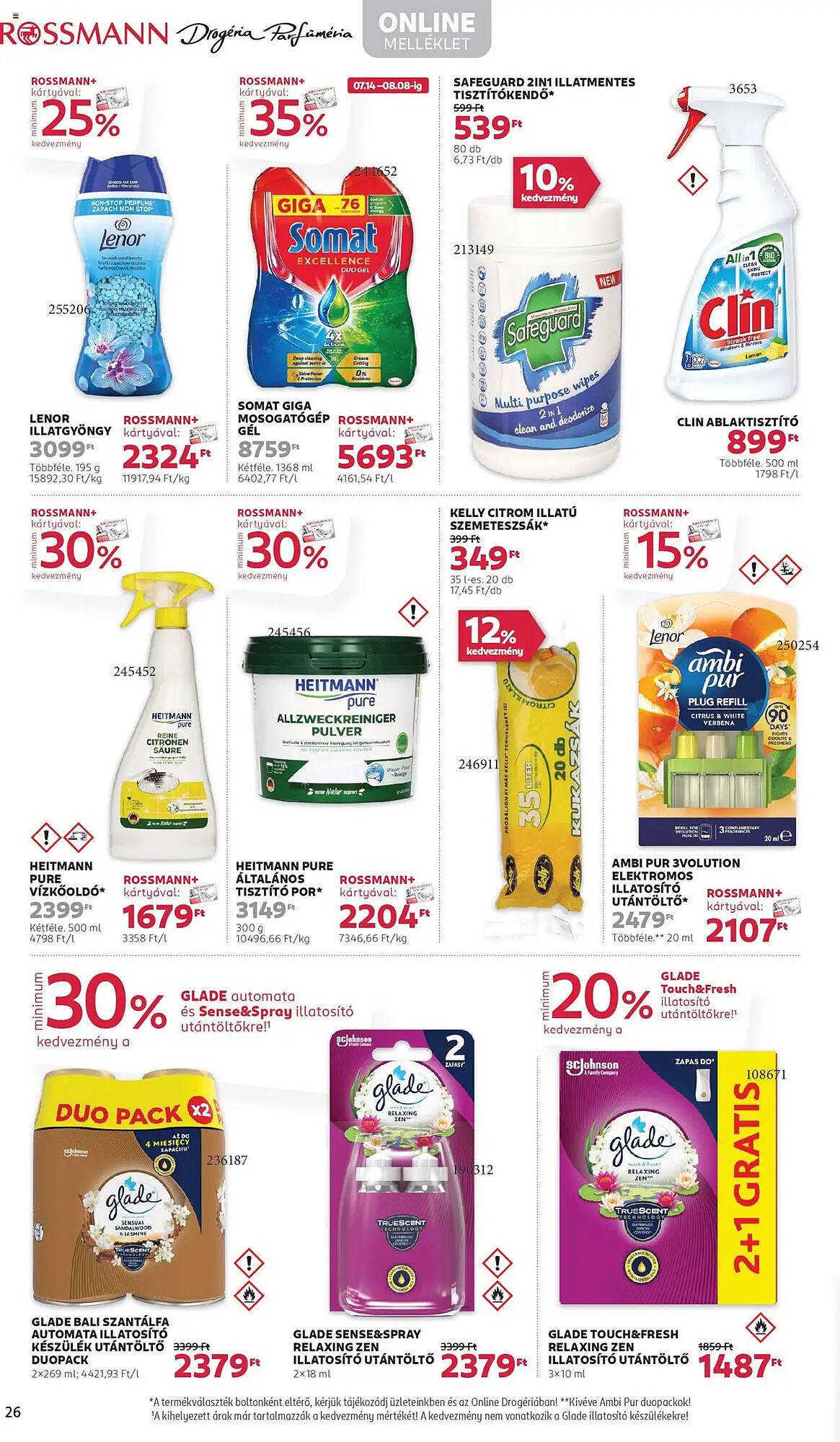 Rossmann akciós újság (2025-07-28 - 2025-08-08)