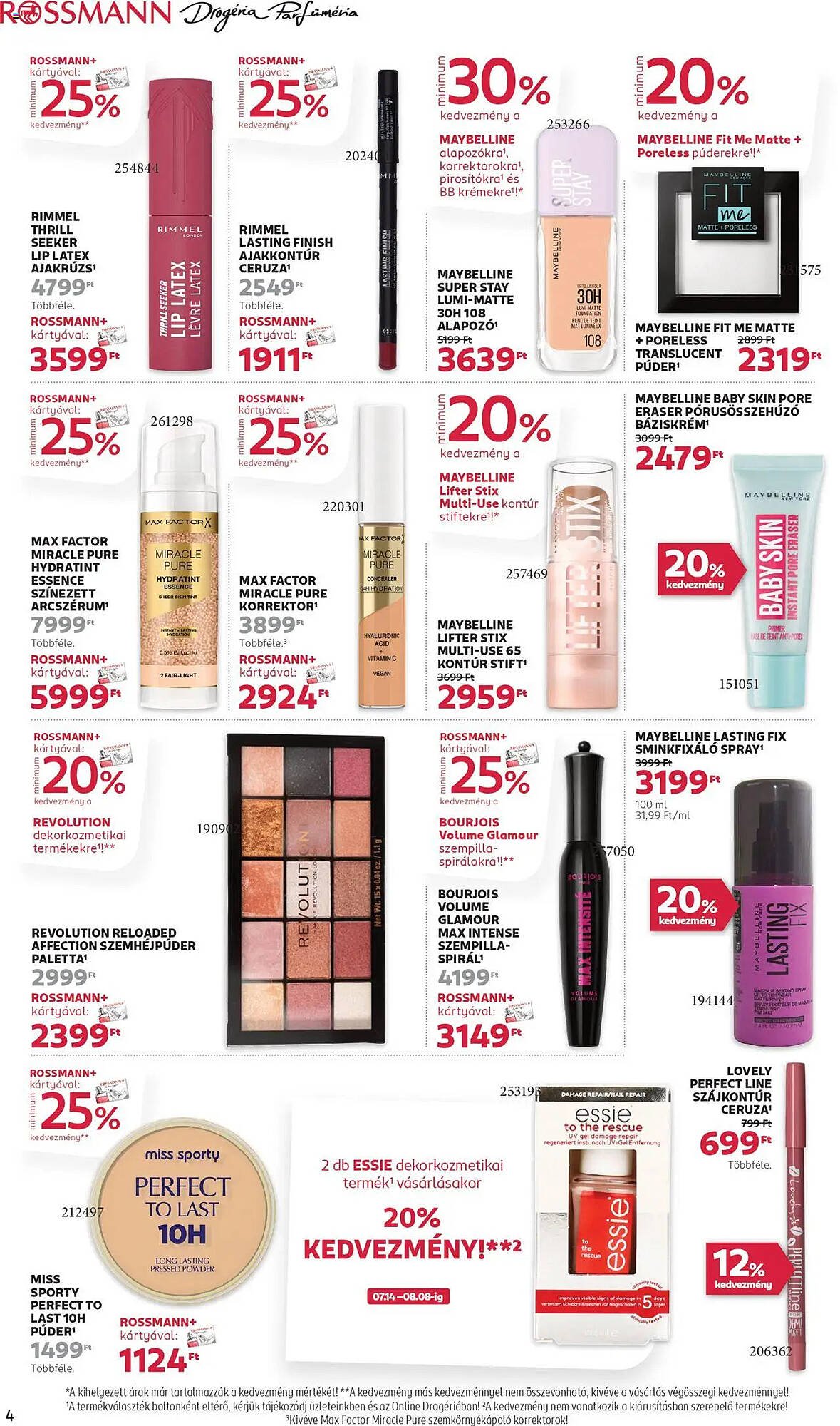 Rossmann akciós újság (2025-07-28 - 2025-08-08)