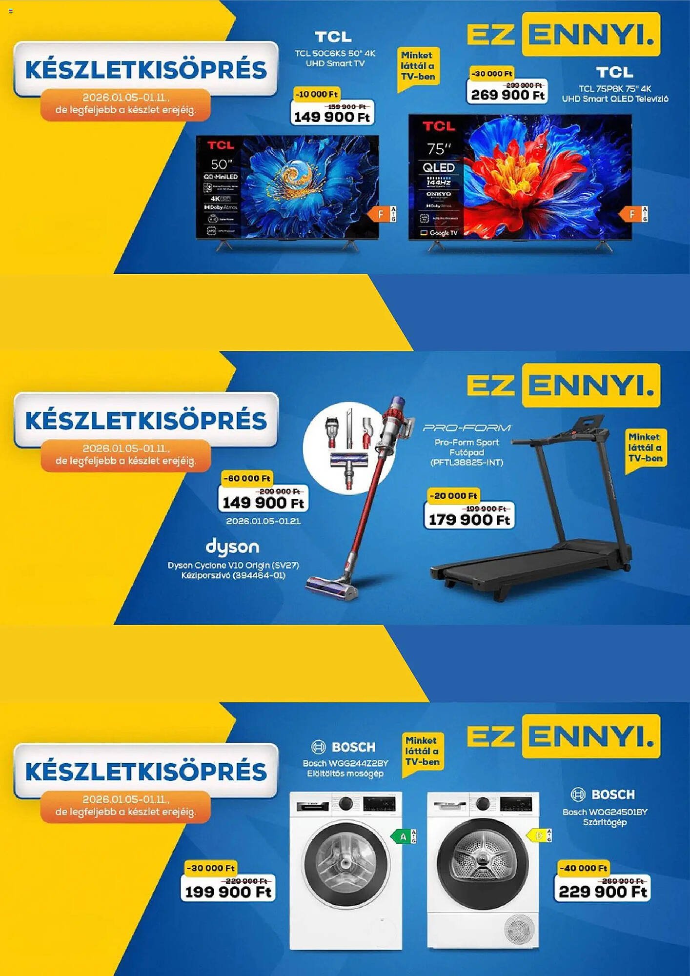 Euronics akciós újság (2026-01-05 - 2026-01-11)