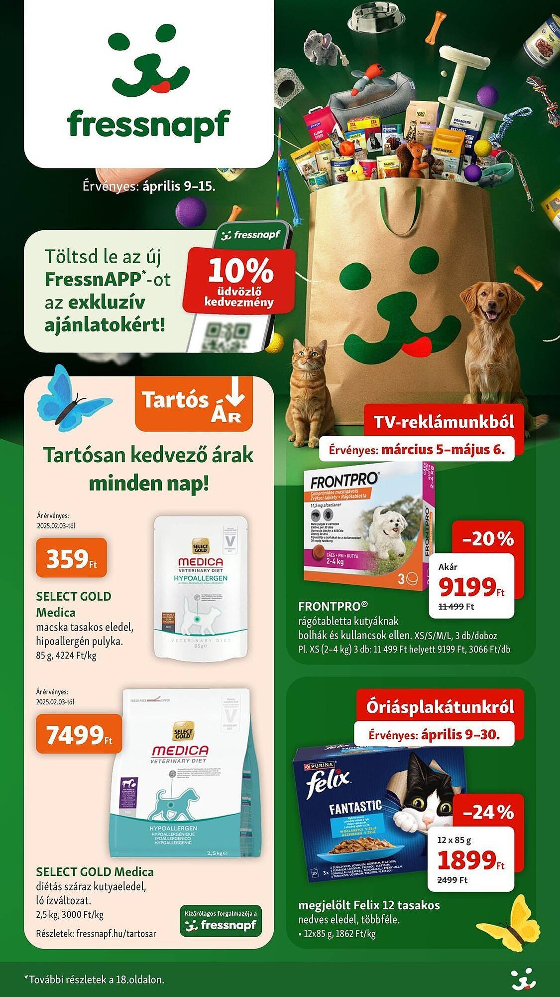 Fressnapf akciós újság (2026-04-06 - 2026-04-15)