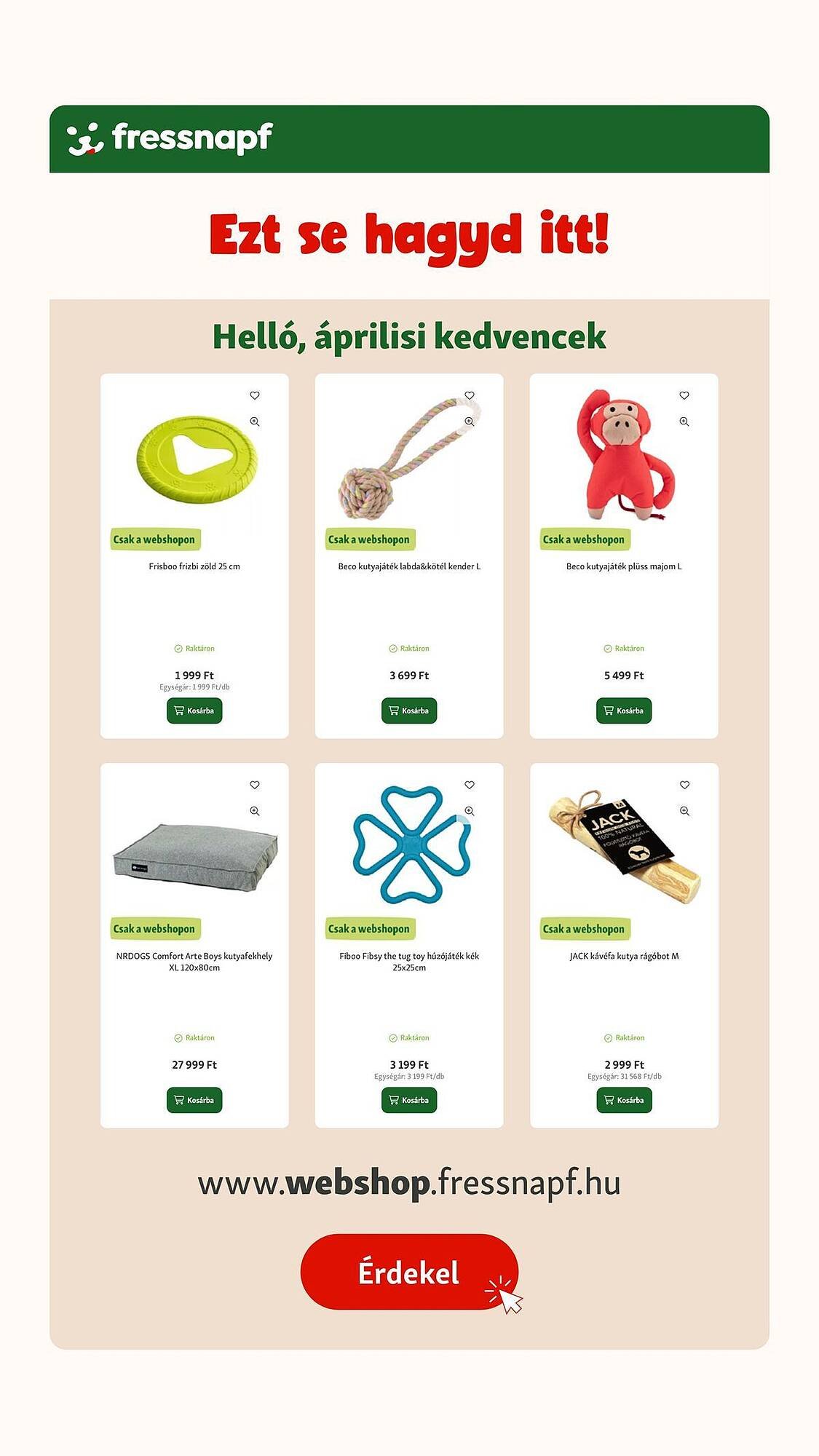 Fressnapf akciós újság (2026-04-06 - 2026-04-15)