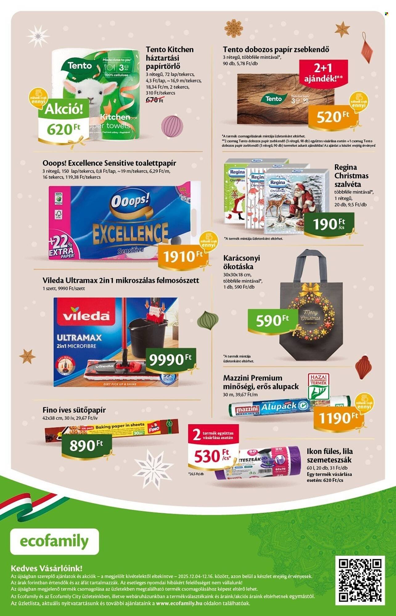EcoFamily akciós újság (2025-12-04 - 2025-12-16)