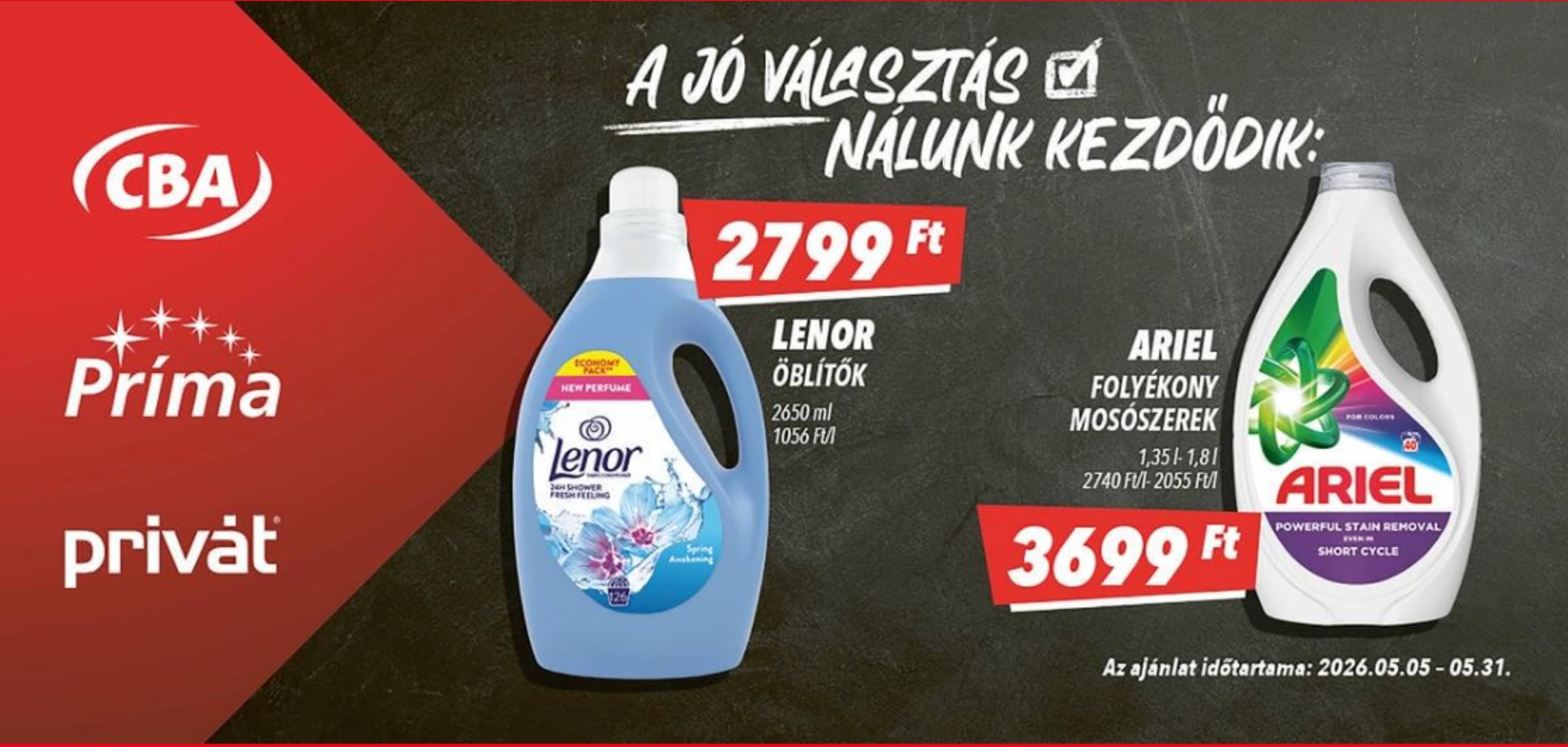CBA akciós újság
