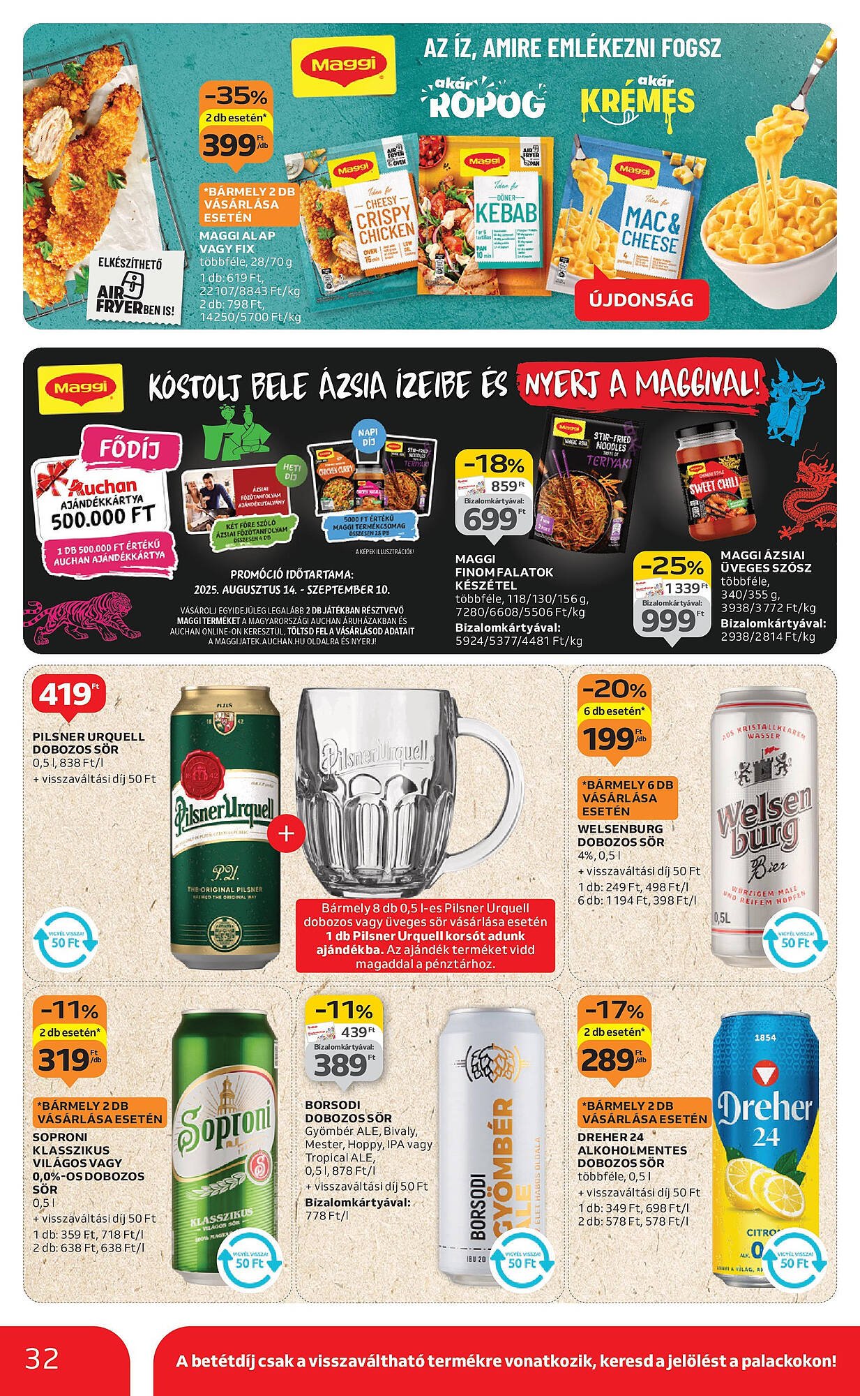 Auchan akciós újság (2025-08-28 - 2025-09-03)