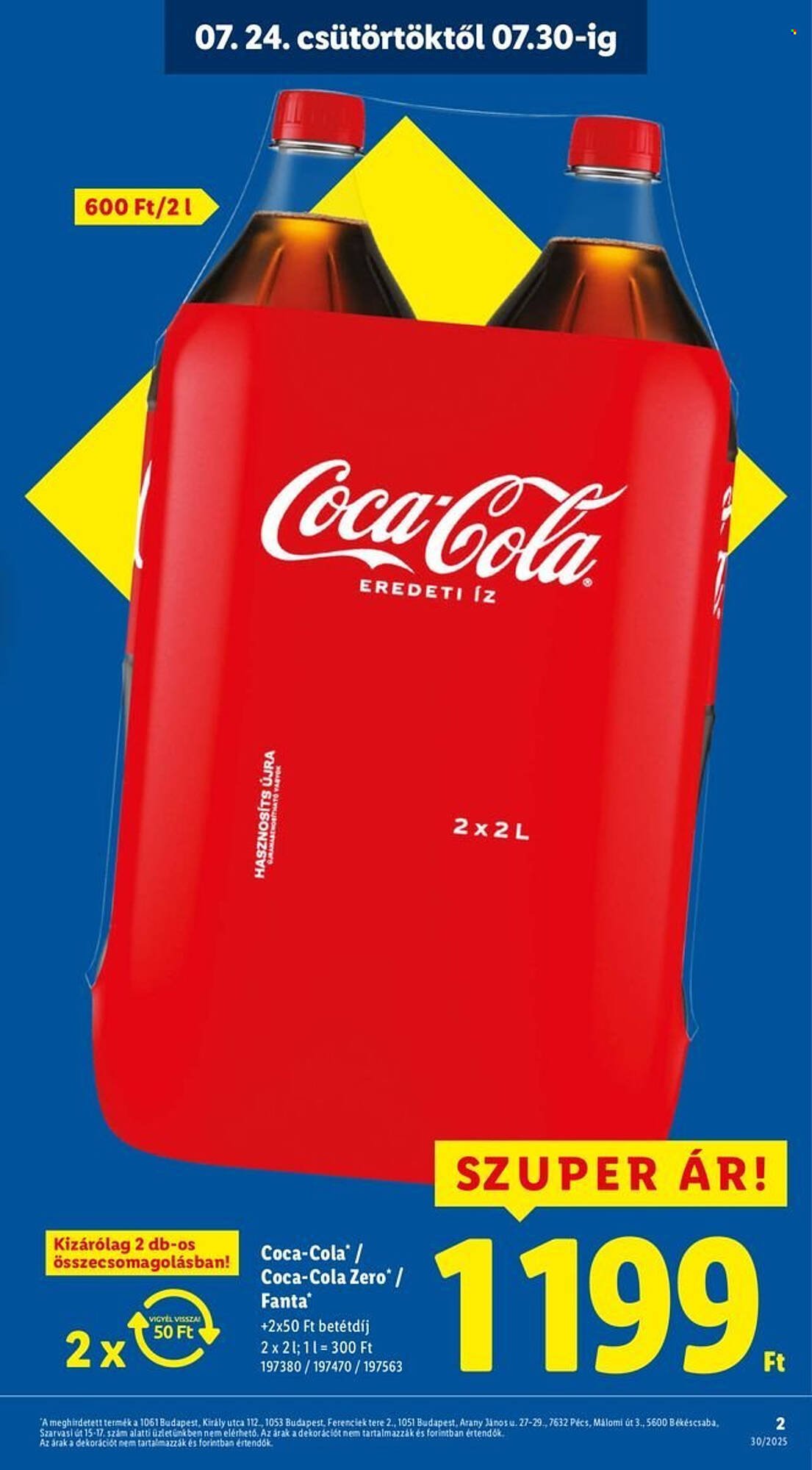 Lidl akciós újság (2025-07-24 - 2025-07-30)