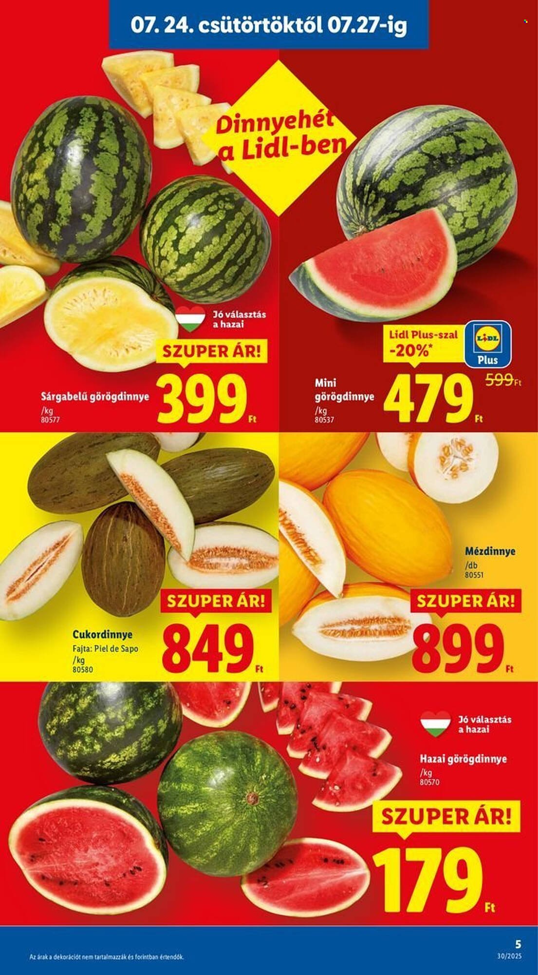 Lidl akciós újság (2025-07-24 - 2025-07-30)
