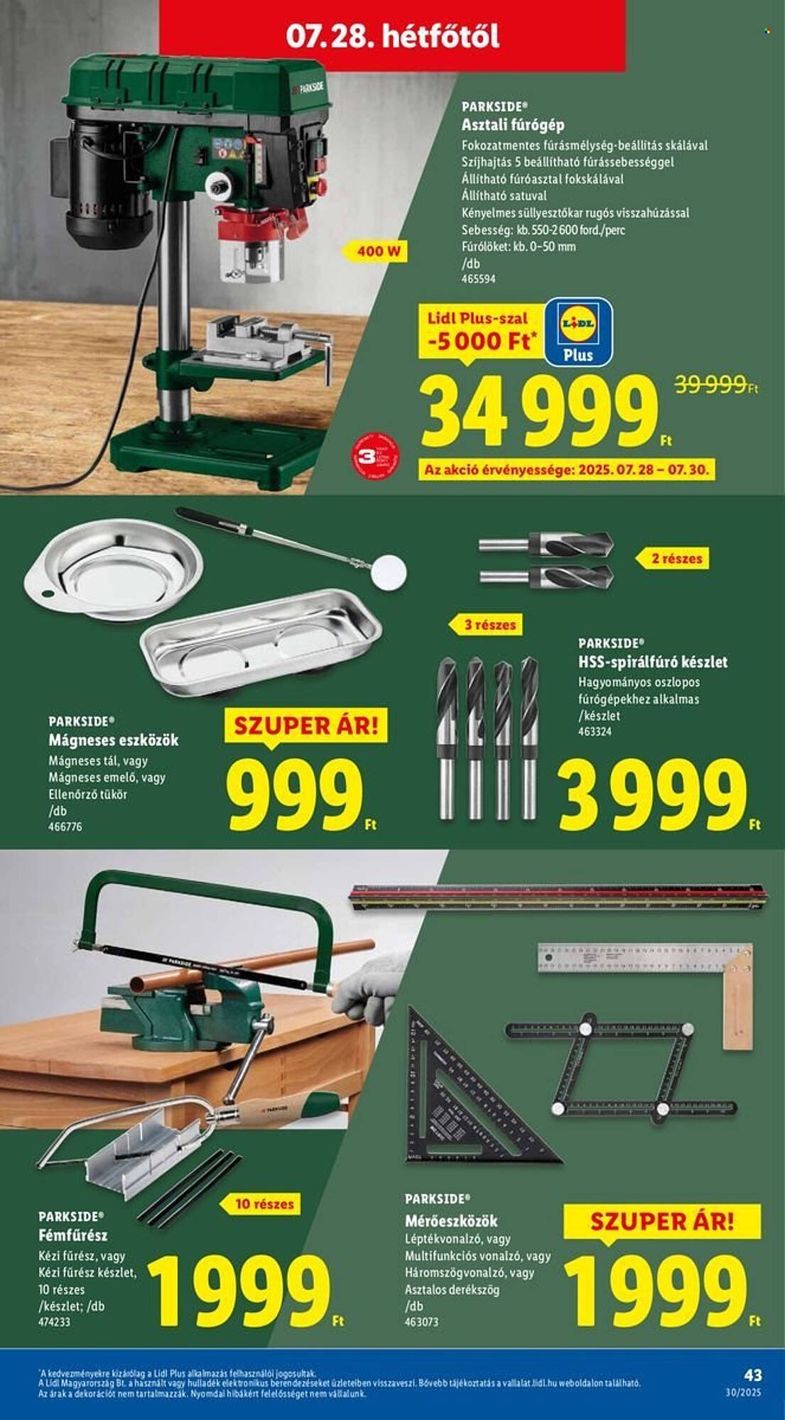 Lidl akciós újság (2025-07-24 - 2025-07-30)