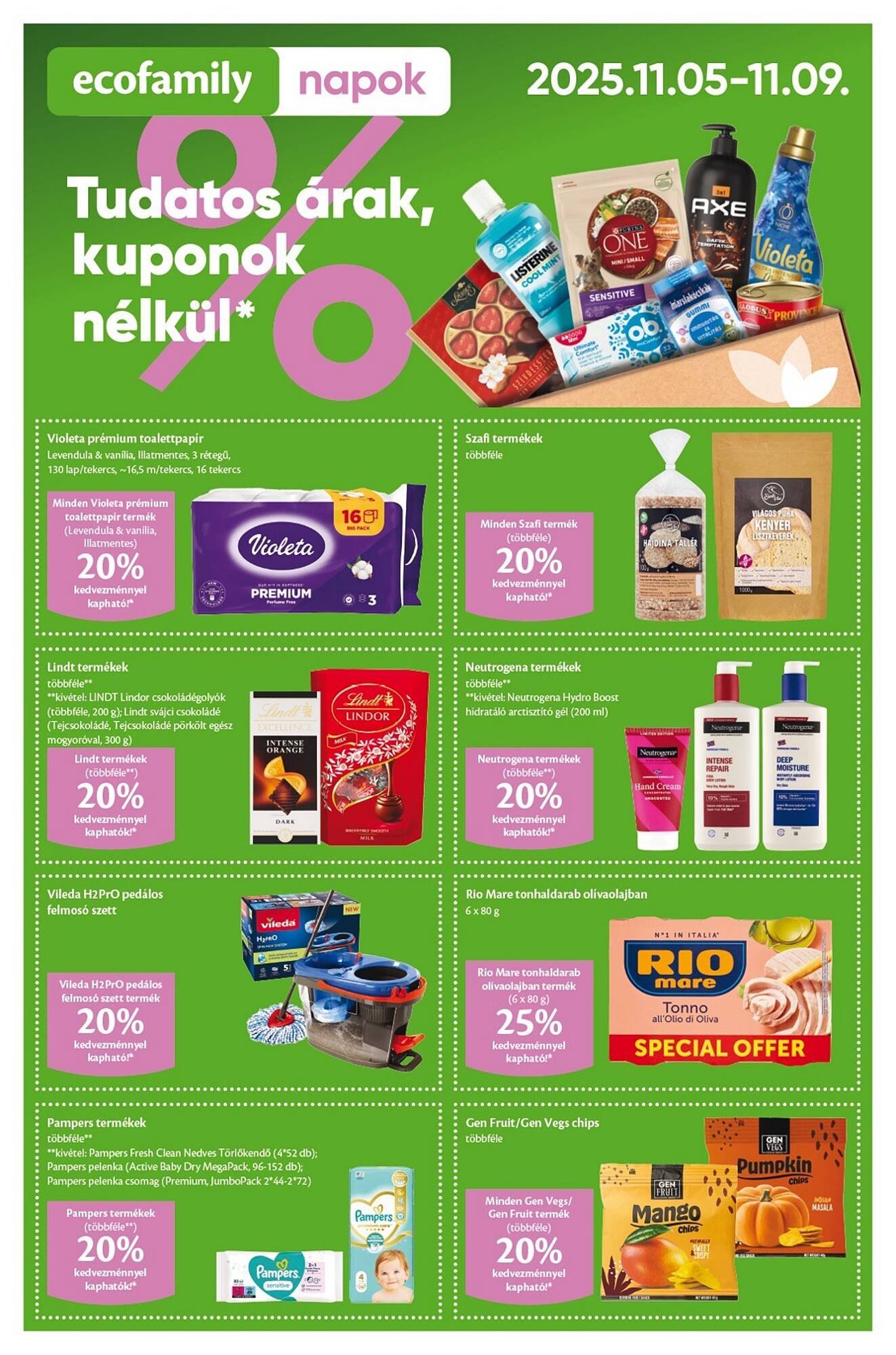 EcoFamily akciós újság (2025-11-05 - 2025-11-09)