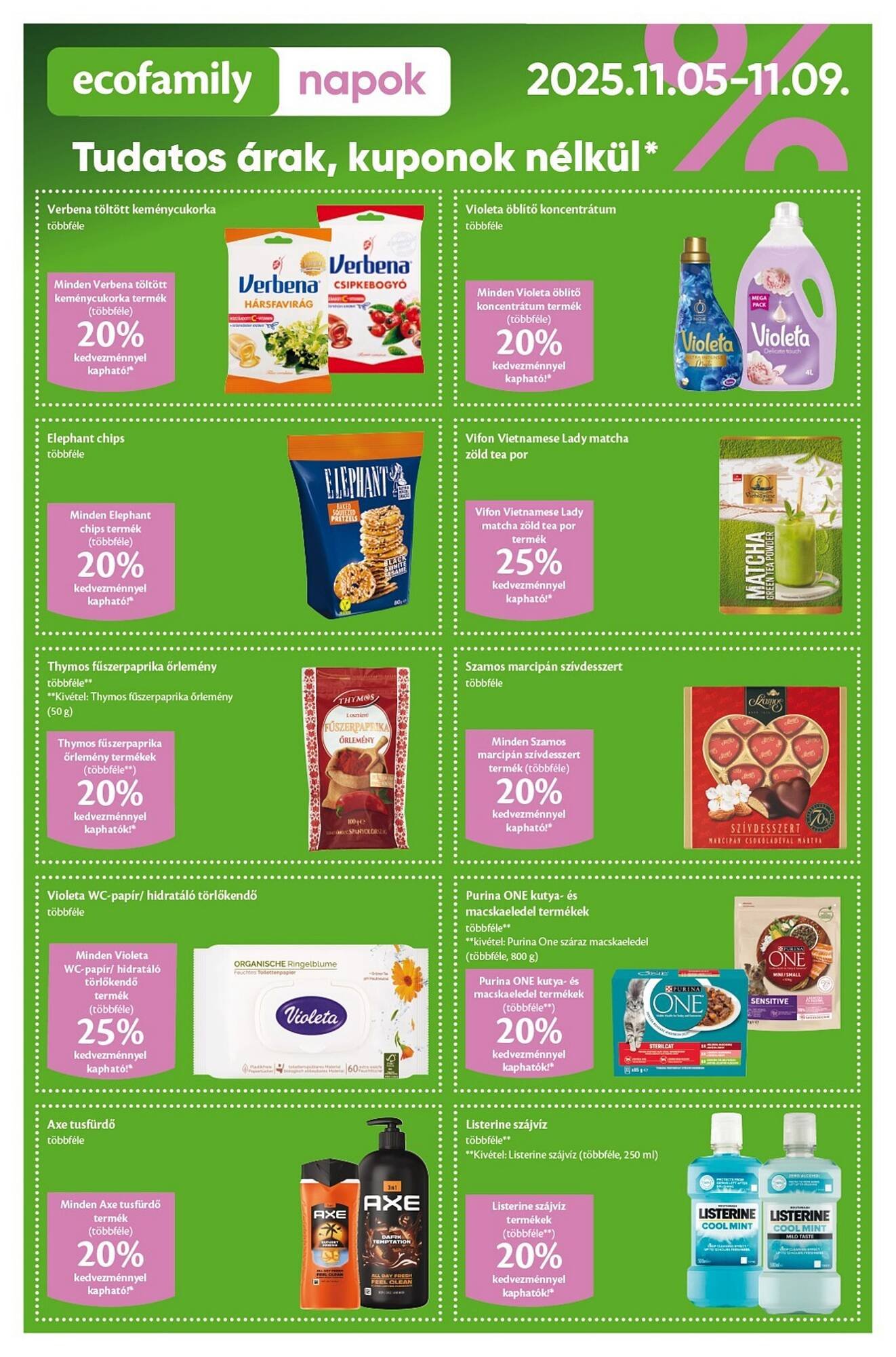 EcoFamily akciós újság (2025-11-05 - 2025-11-09)