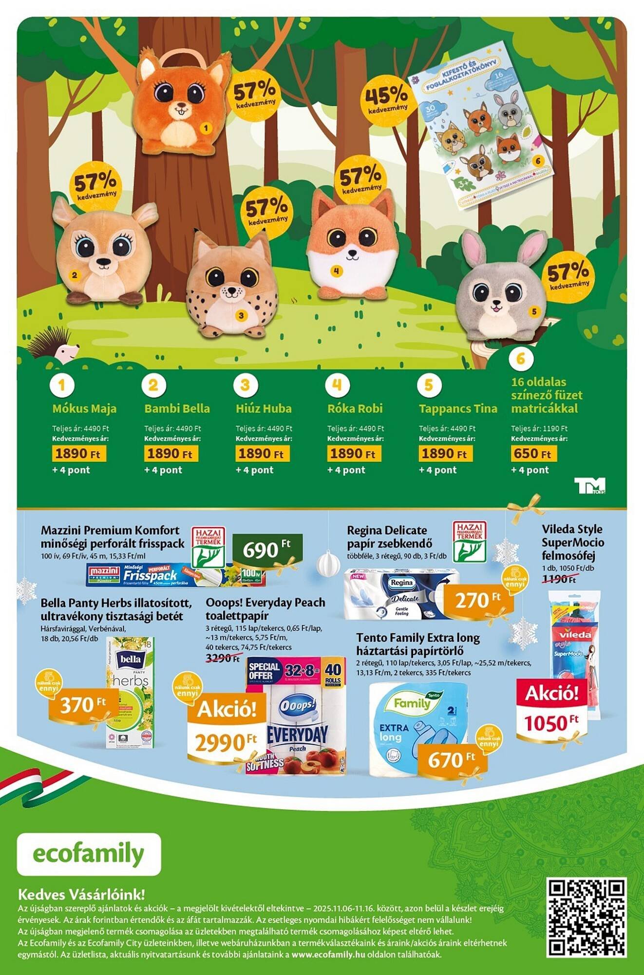 EcoFamily akciós újság (2025-11-05 - 2025-11-09)