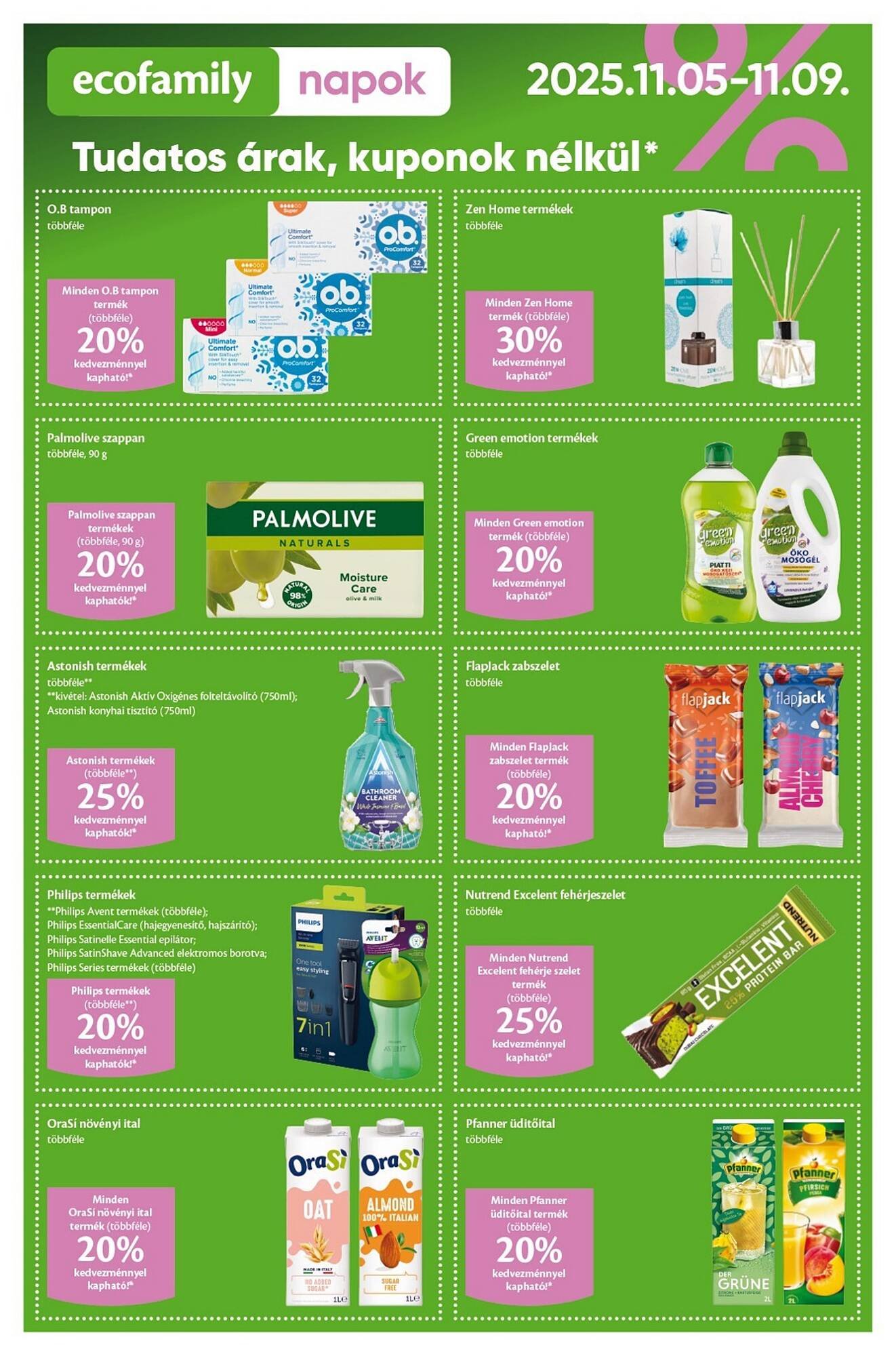 EcoFamily akciós újság (2025-11-05 - 2025-11-09)