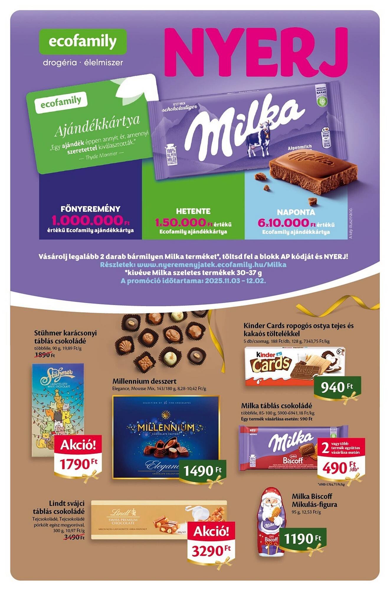 EcoFamily akciós újság (2025-11-05 - 2025-11-09)