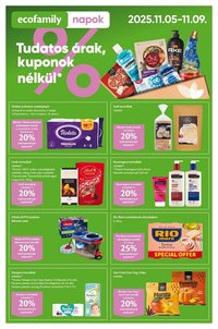 EcoFamily akciós újság (2025-11-05 - 2025-11-09)