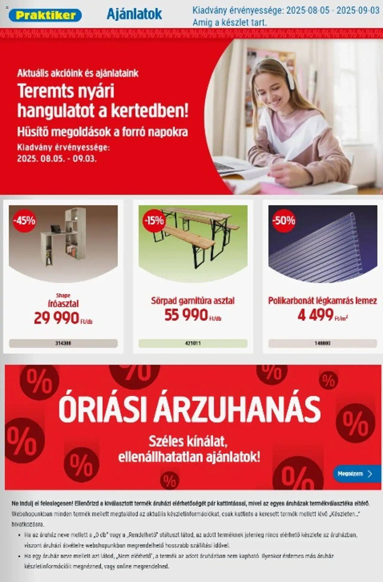 Praktiker akciós újság (2025-08-05 - 2025-09-03)