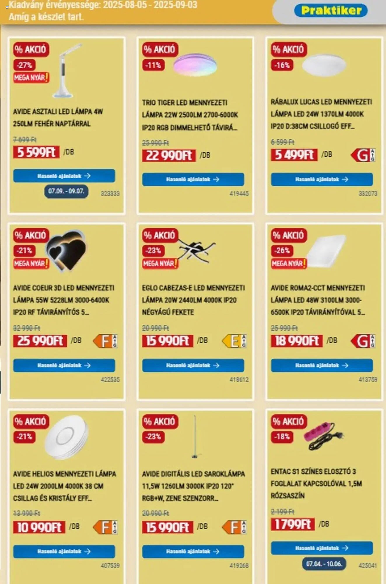 Praktiker akciós újság (2025-08-05 - 2025-09-03)