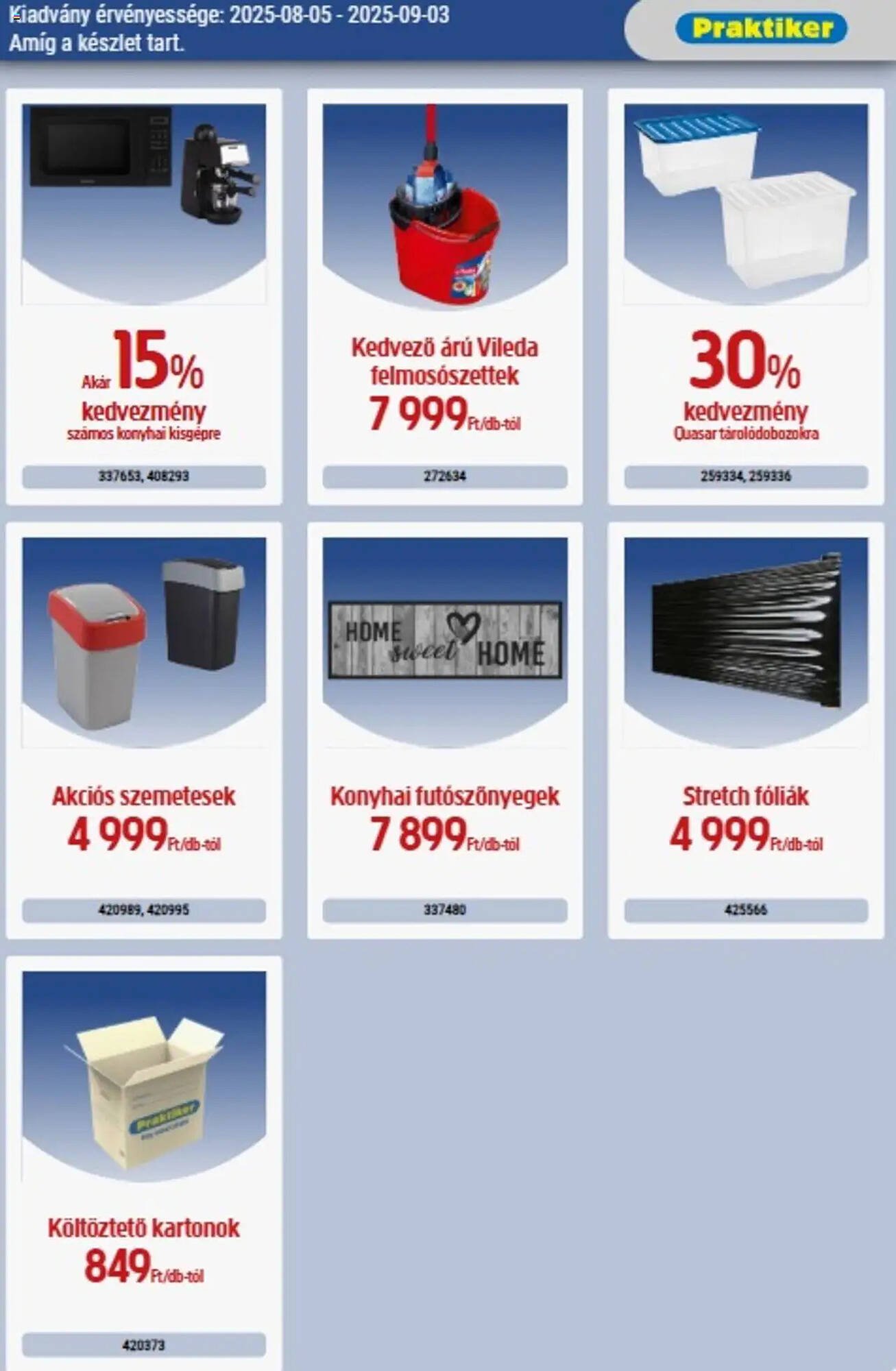 Praktiker akciós újság (2025-08-05 - 2025-09-03)