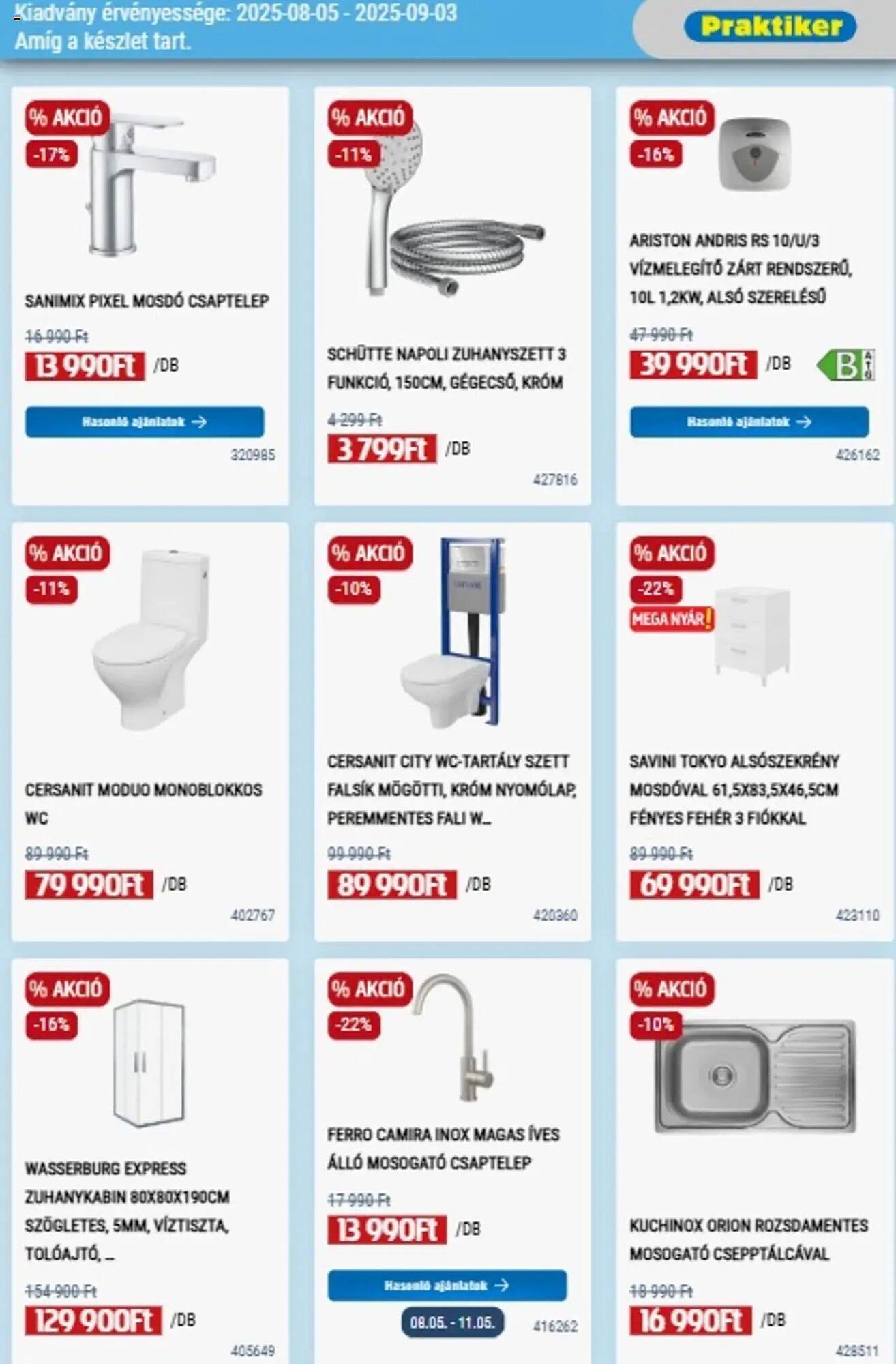 Praktiker akciós újság (2025-08-05 - 2025-09-03)