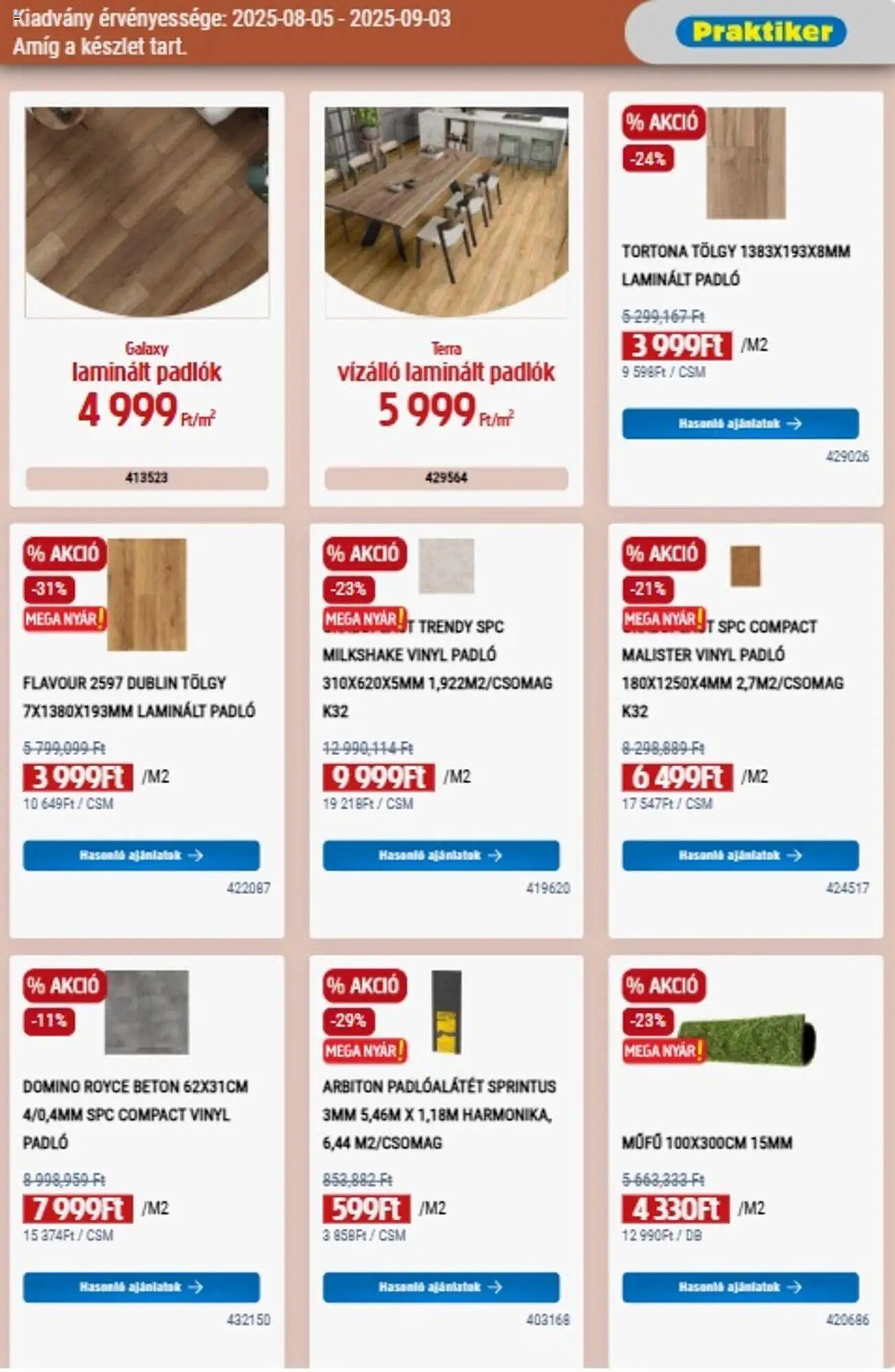 Praktiker akciós újság (2025-08-05 - 2025-09-03)
