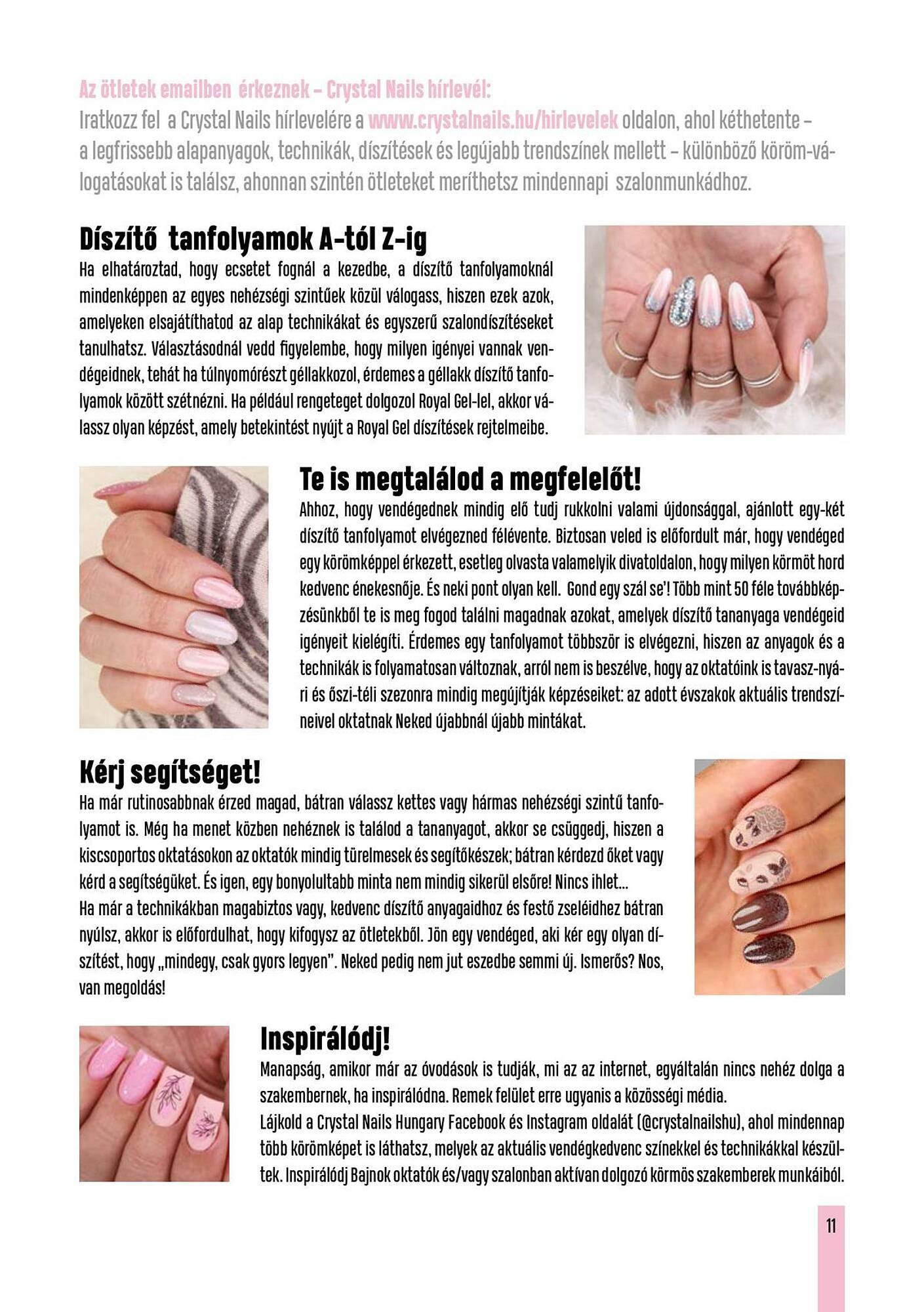Crystal Nails akciós újság (2025-12-01 - 2025-12-31)