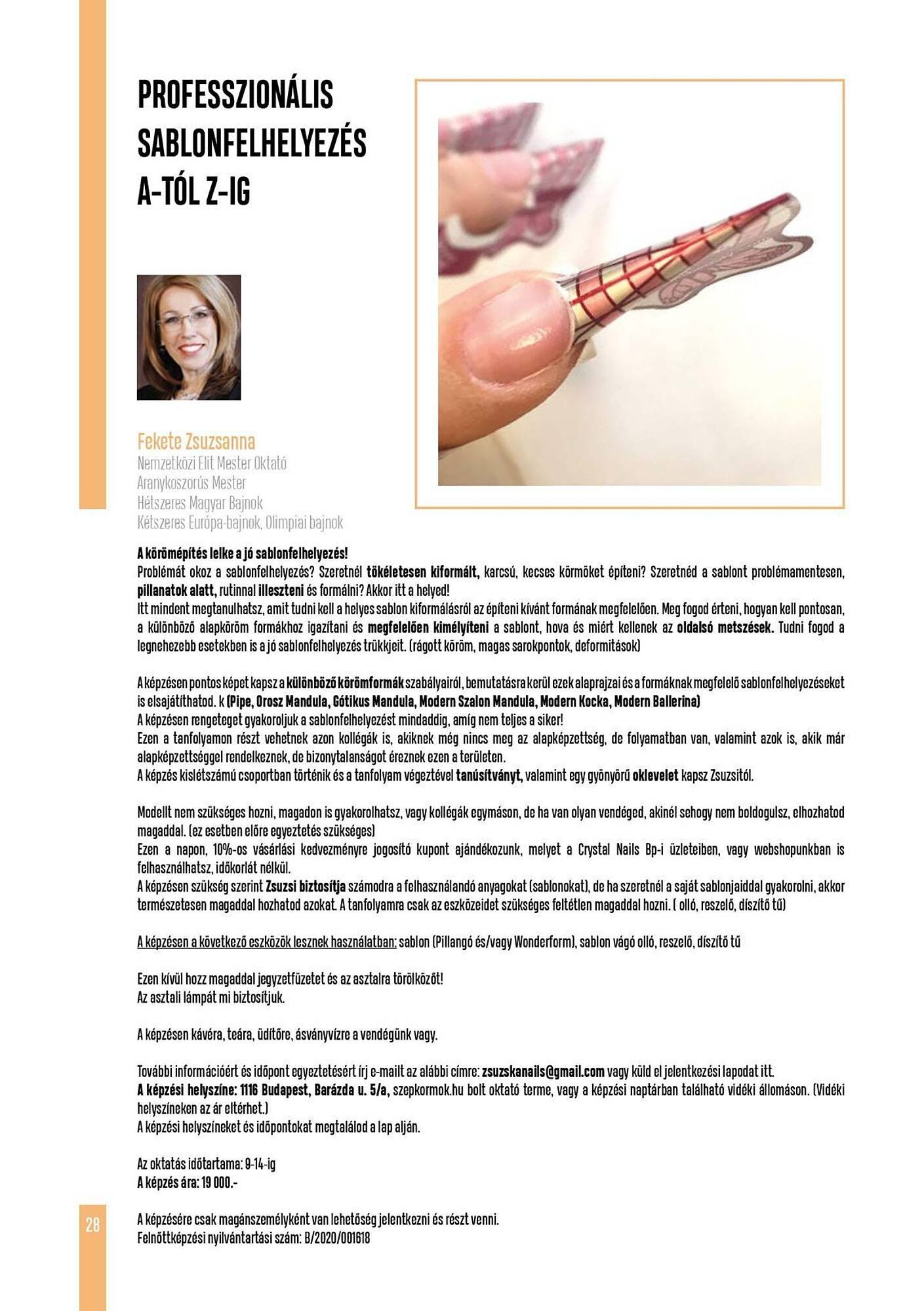 Crystal Nails akciós újság (2025-12-01 - 2025-12-31)