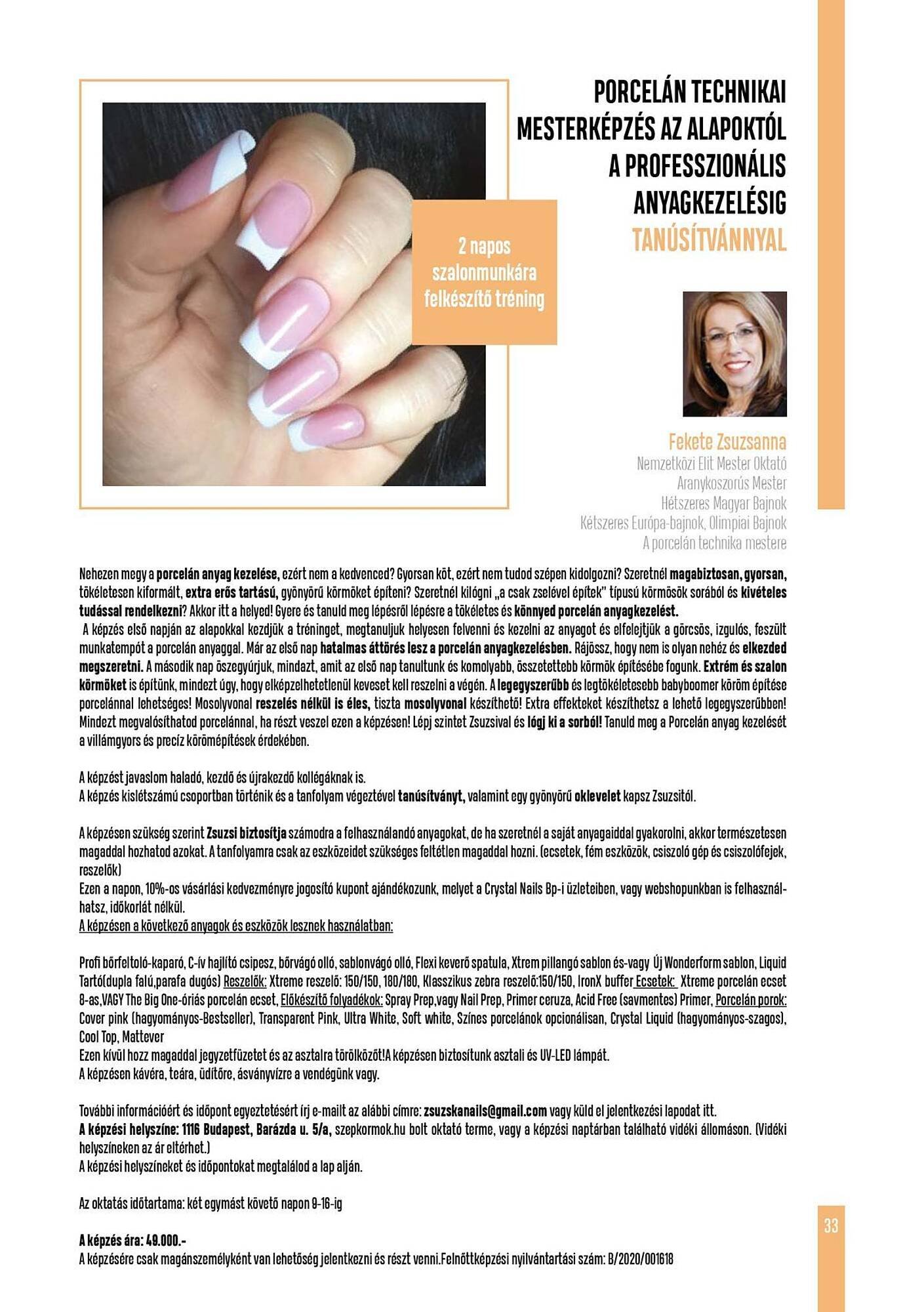 Crystal Nails akciós újság (2025-12-01 - 2025-12-31)