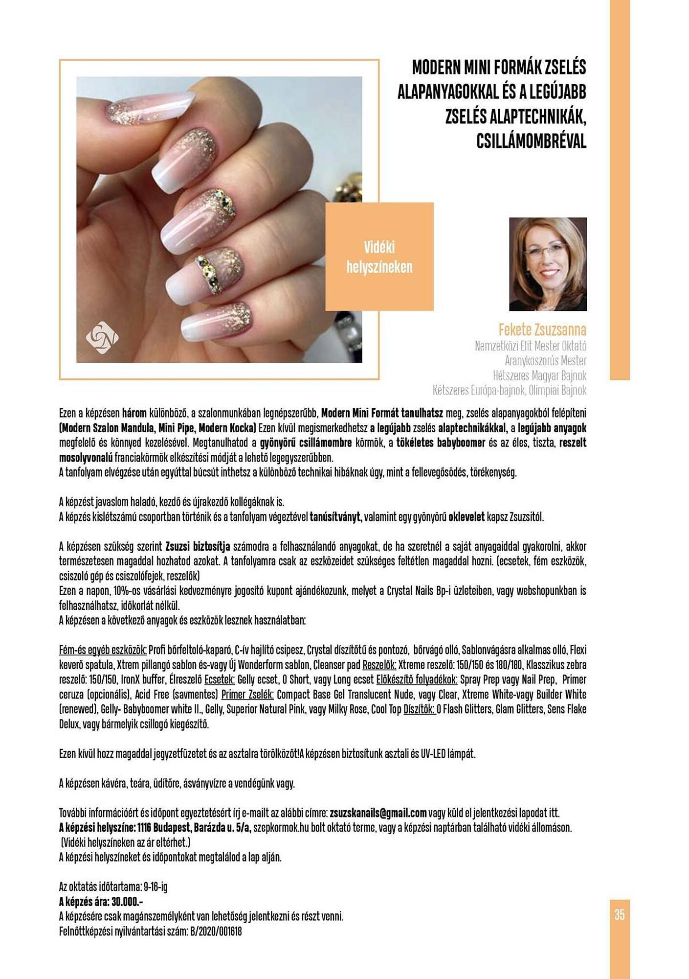 Crystal Nails akciós újság (2025-12-01 - 2025-12-31)