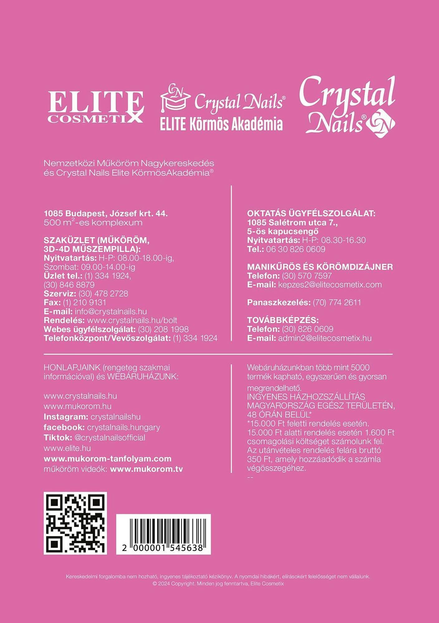 Crystal Nails akciós újság (2025-12-01 - 2025-12-31)