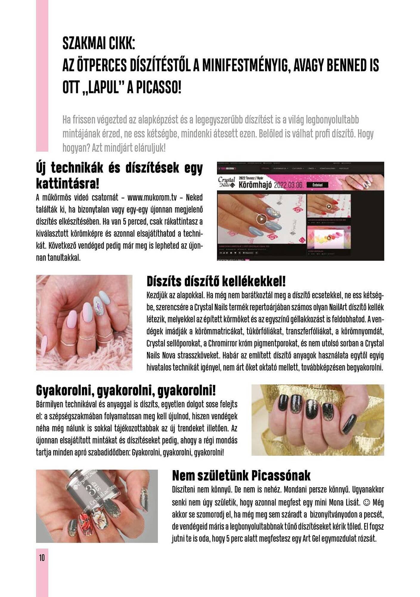Crystal Nails akciós újság (2025-12-01 - 2025-12-31)