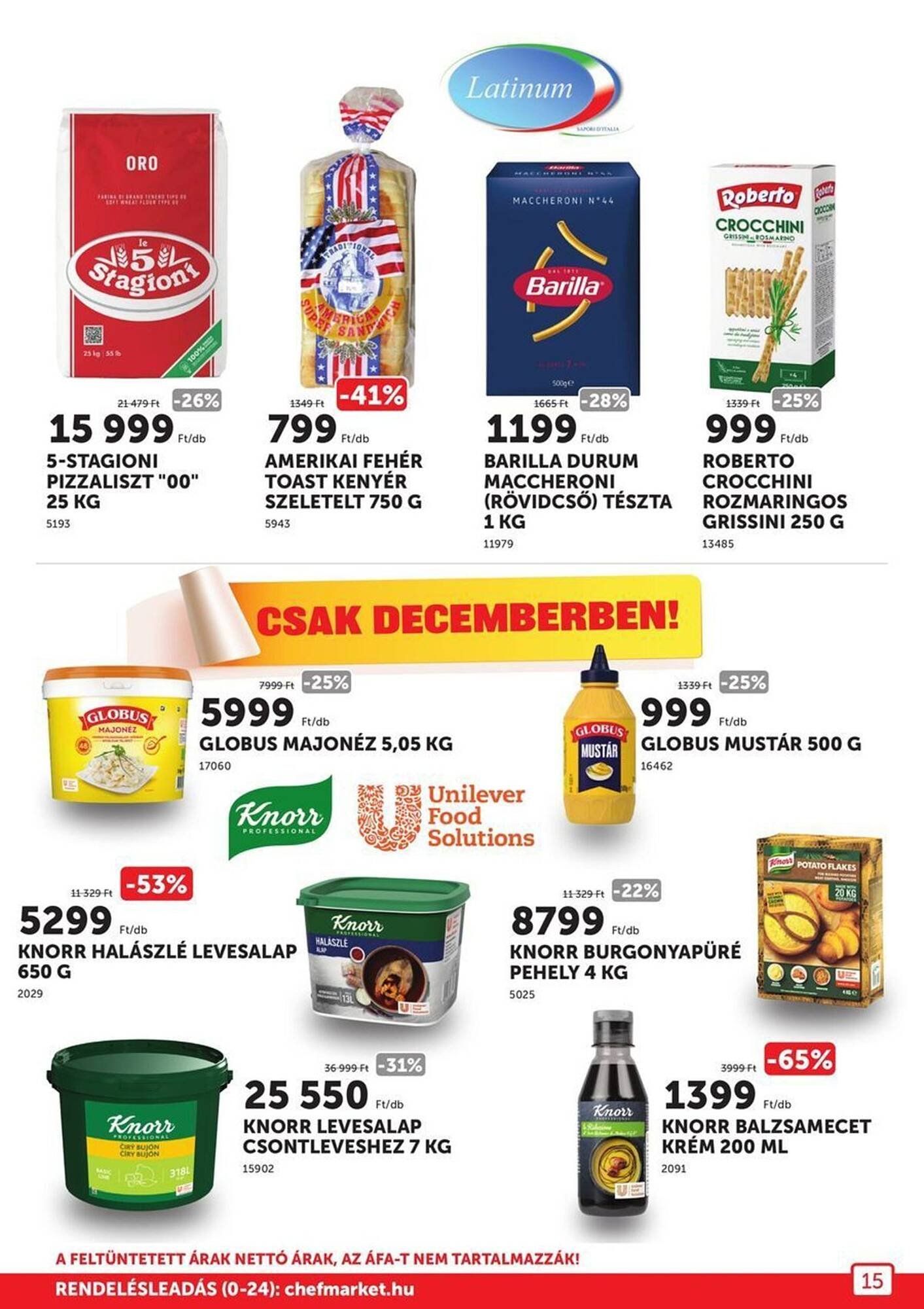 Chef Market akciós újság (2025-12-01 - 2026-01-31)