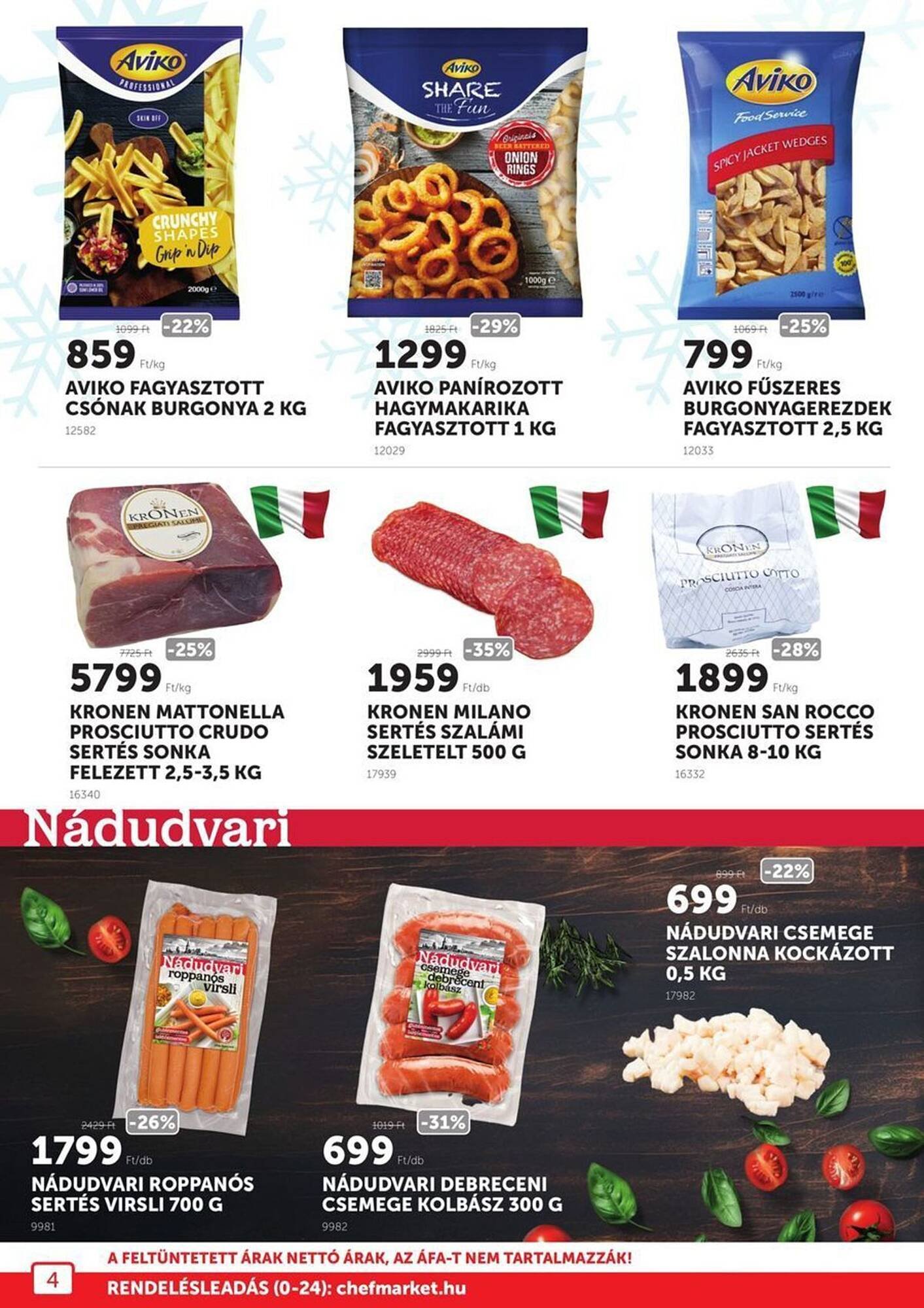 Chef Market akciós újság (2025-12-01 - 2026-01-31)