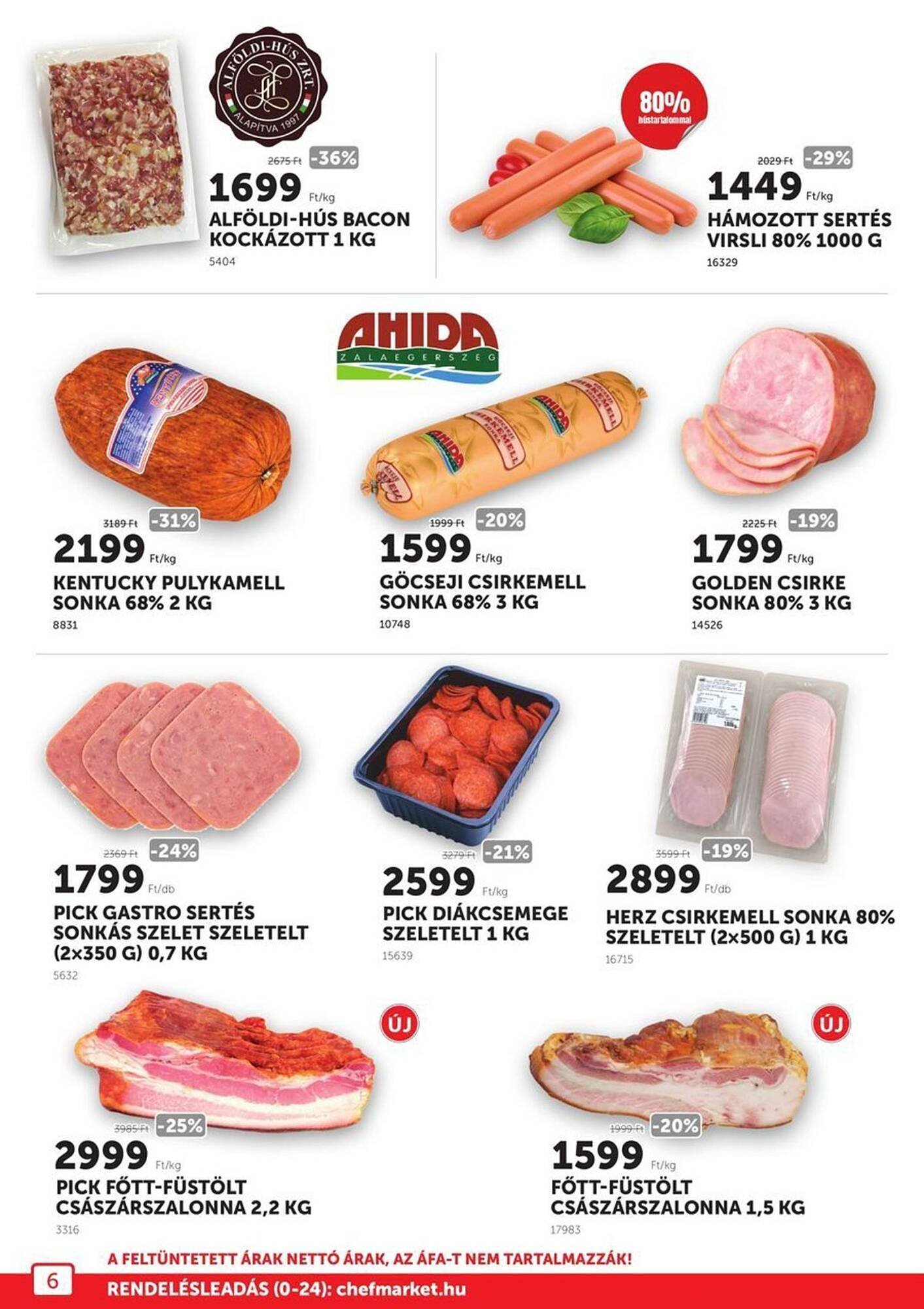 Chef Market akciós újság (2025-12-01 - 2026-01-31)