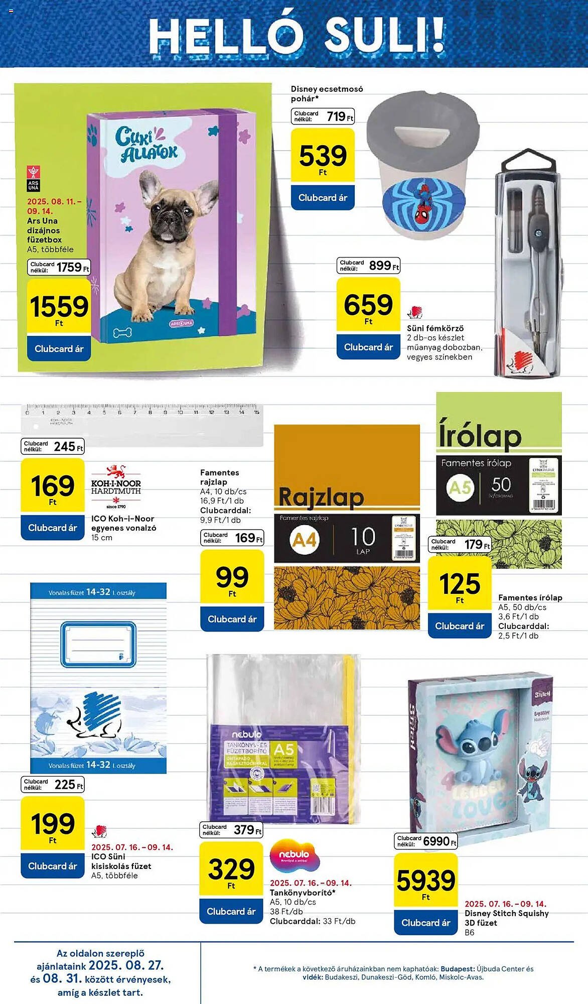 Tesco akciós újság (2025-08-28 - 2025-09-03)