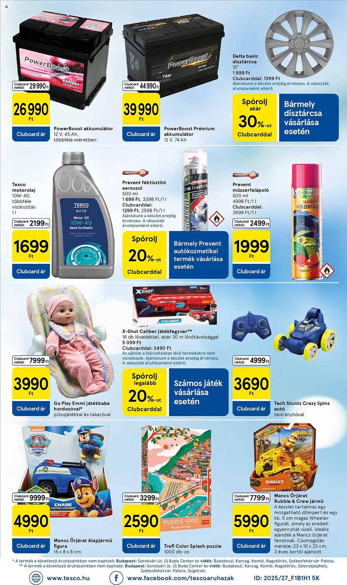 Tesco akciós újság (2025-08-28 - 2025-09-03)