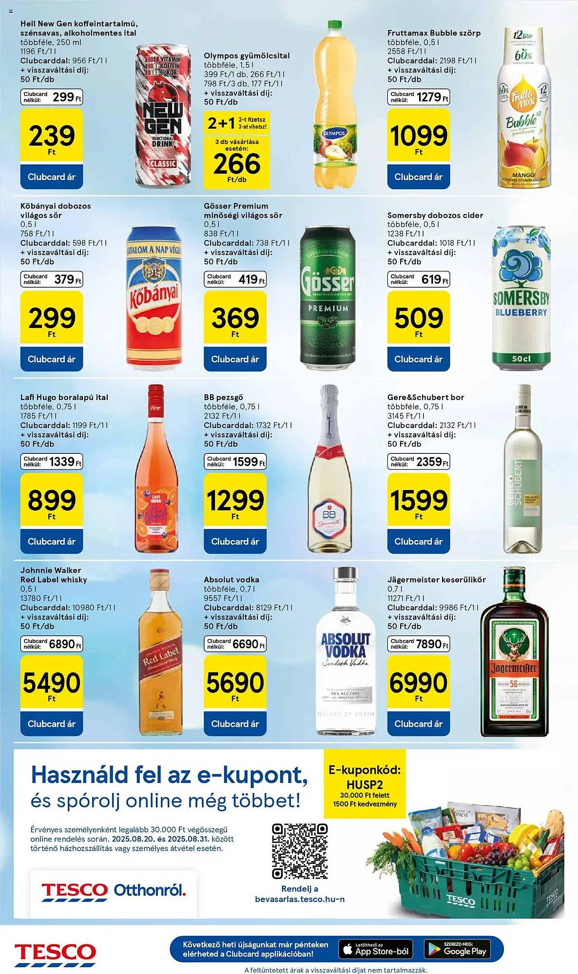 Tesco akciós újság (2025-08-28 - 2025-09-03)