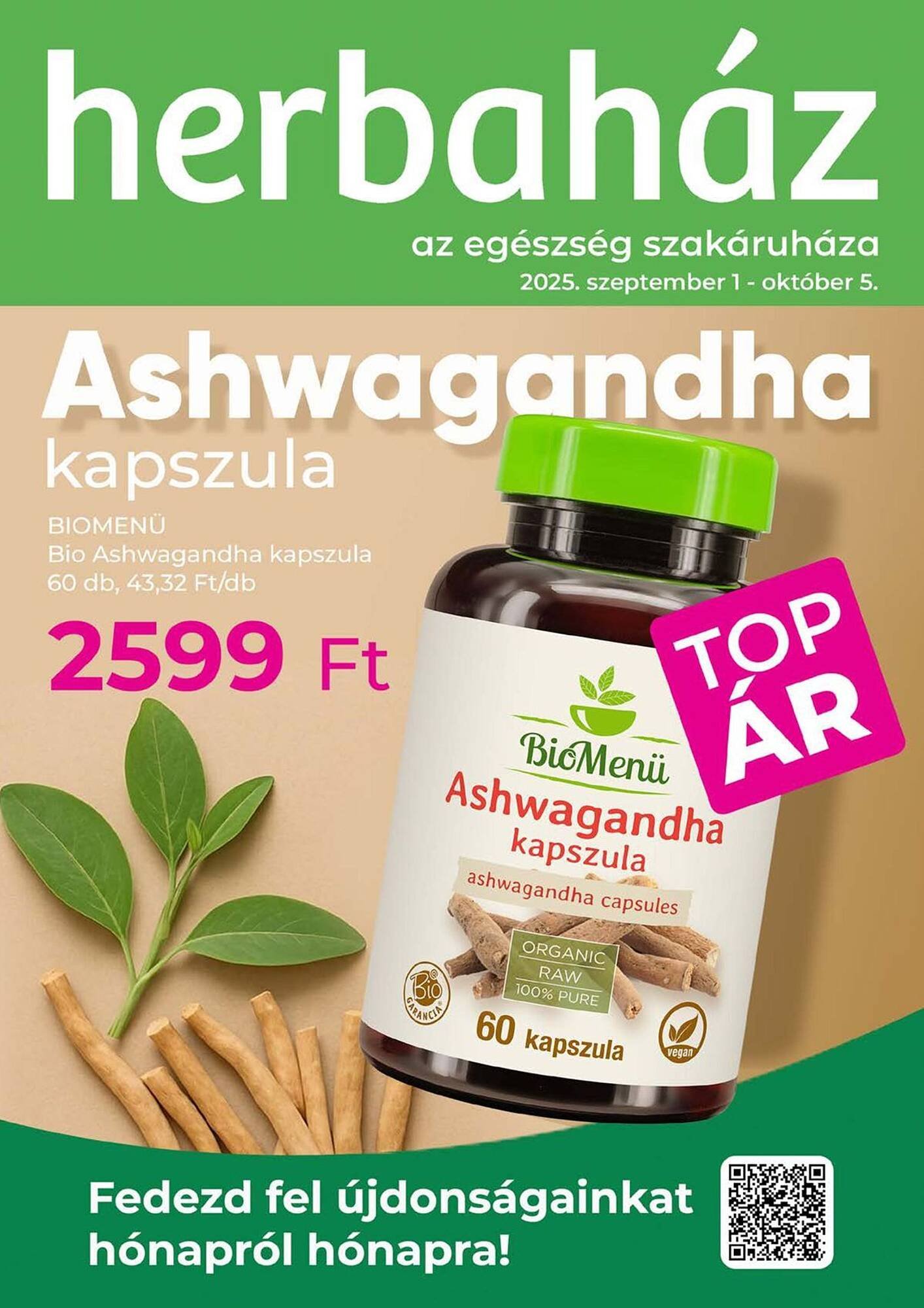Herbaház akciós újság (2025-09-01 - 2025-10-05)