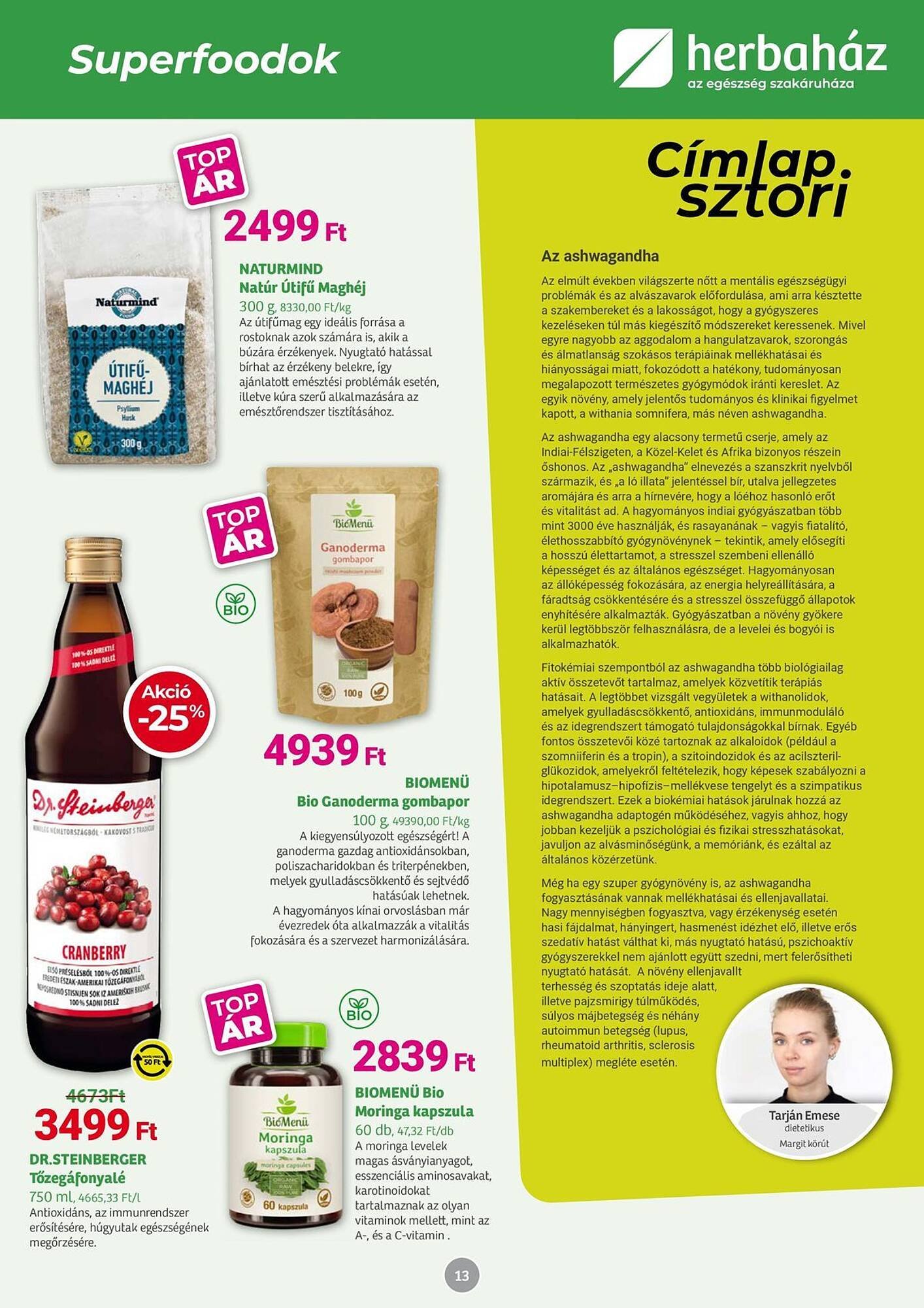 Herbaház akciós újság (2025-09-01 - 2025-10-05)