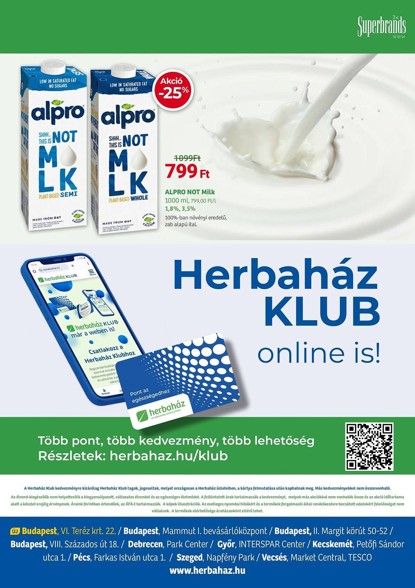Herbaház akciós újság (2025-09-01 - 2025-10-05)
