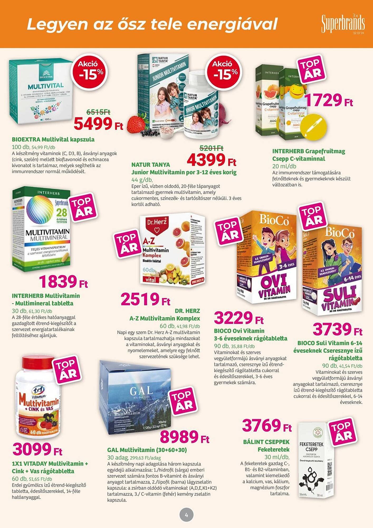 Herbaház akciós újság (2025-09-01 - 2025-10-05)
