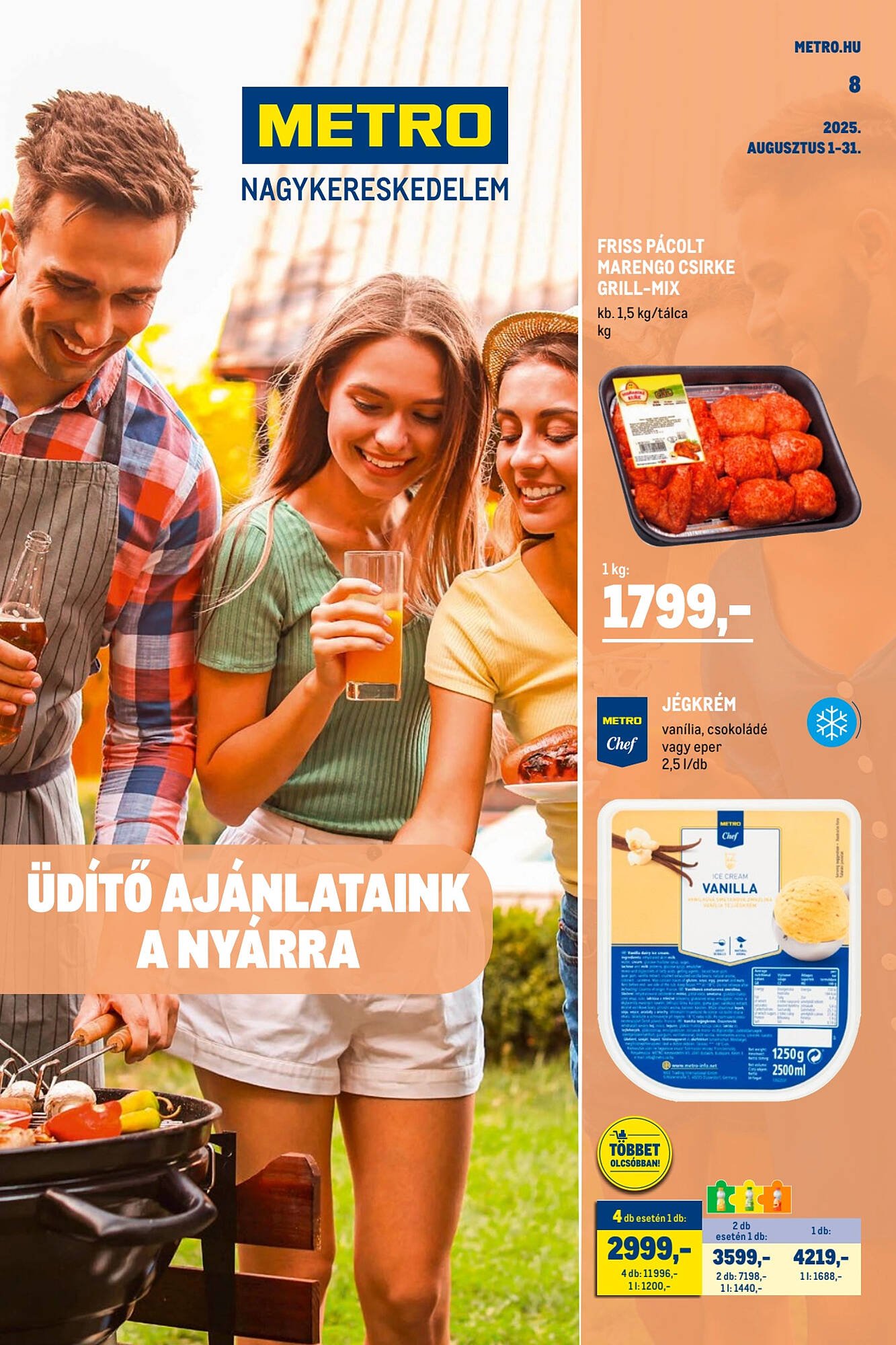 Metro akciós újság (2025-08-01 - 2025-08-31)