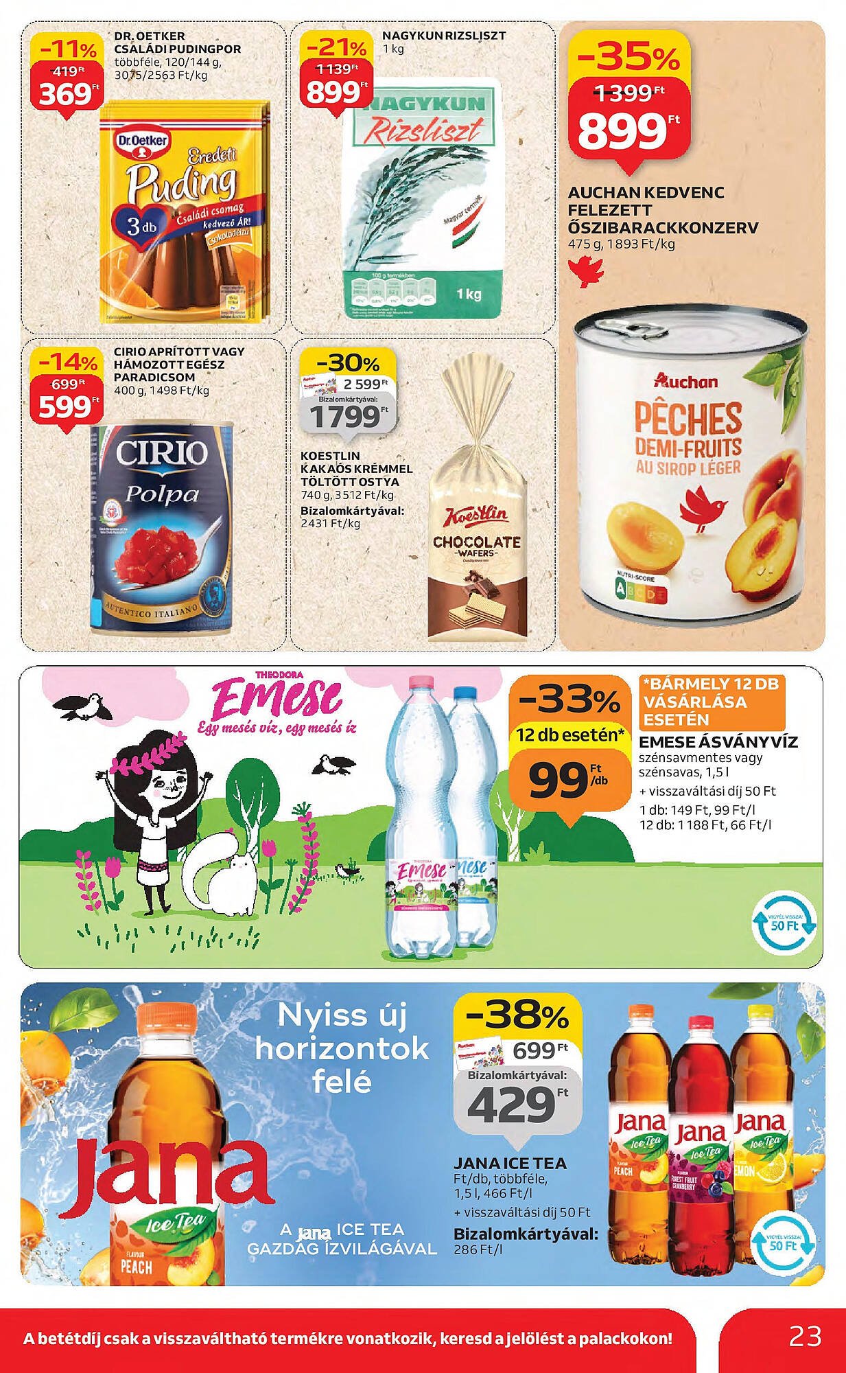 Auchan akciós újság (2025-08-23 - 2025-08-27)